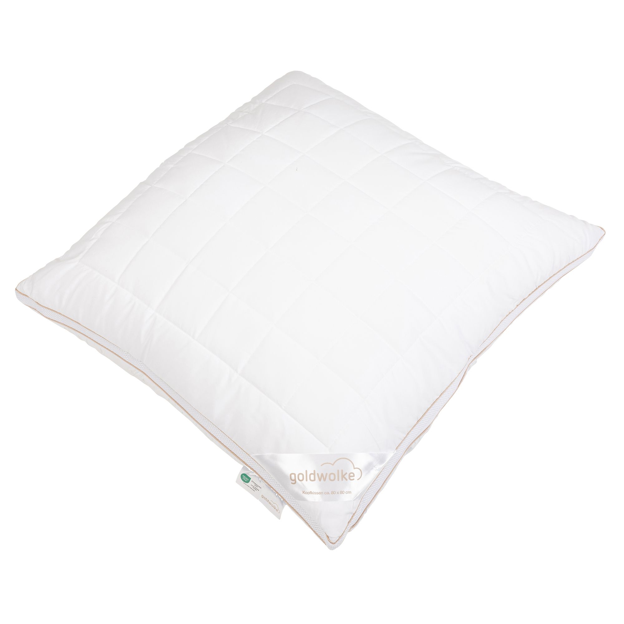 GOLDWOLKE 2 Kissen HeiQ Pure antimikrobiell Nachfüllbeutel
