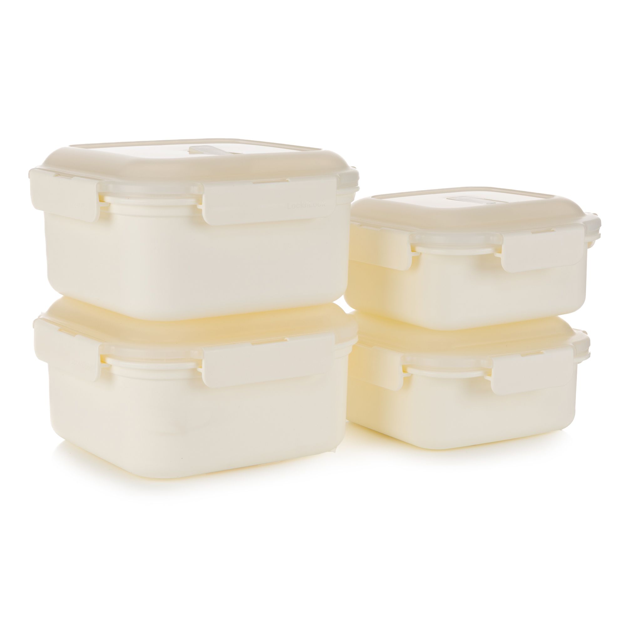 LocknLock 4tlg. Mikrowellen Kochgeschirr geeigent bis 140℃ 2x1,1L und 2x2,4L