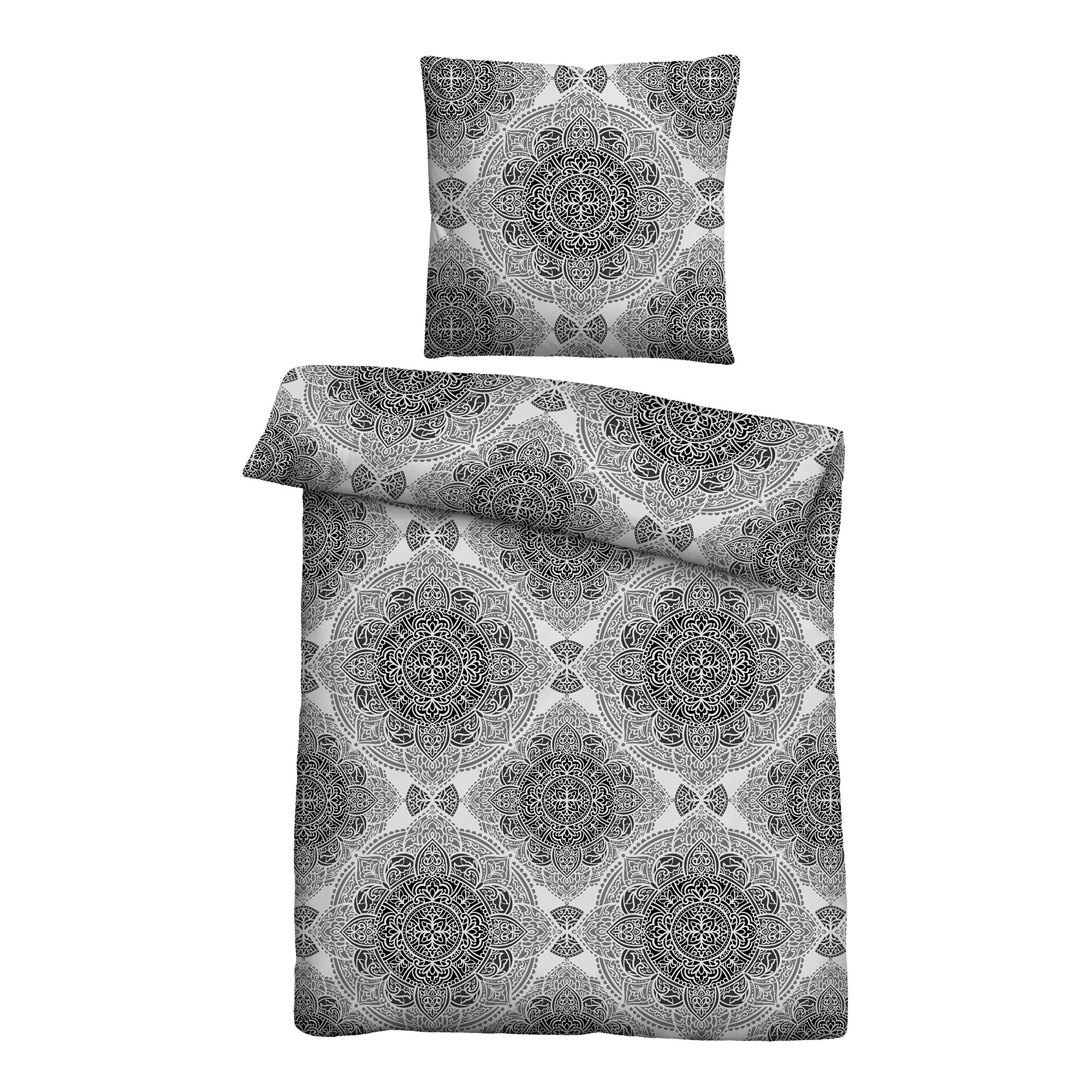 Castell® Bettwäsche Ornamente Baumwoll Renforcé Einzelbett, 2tlg.