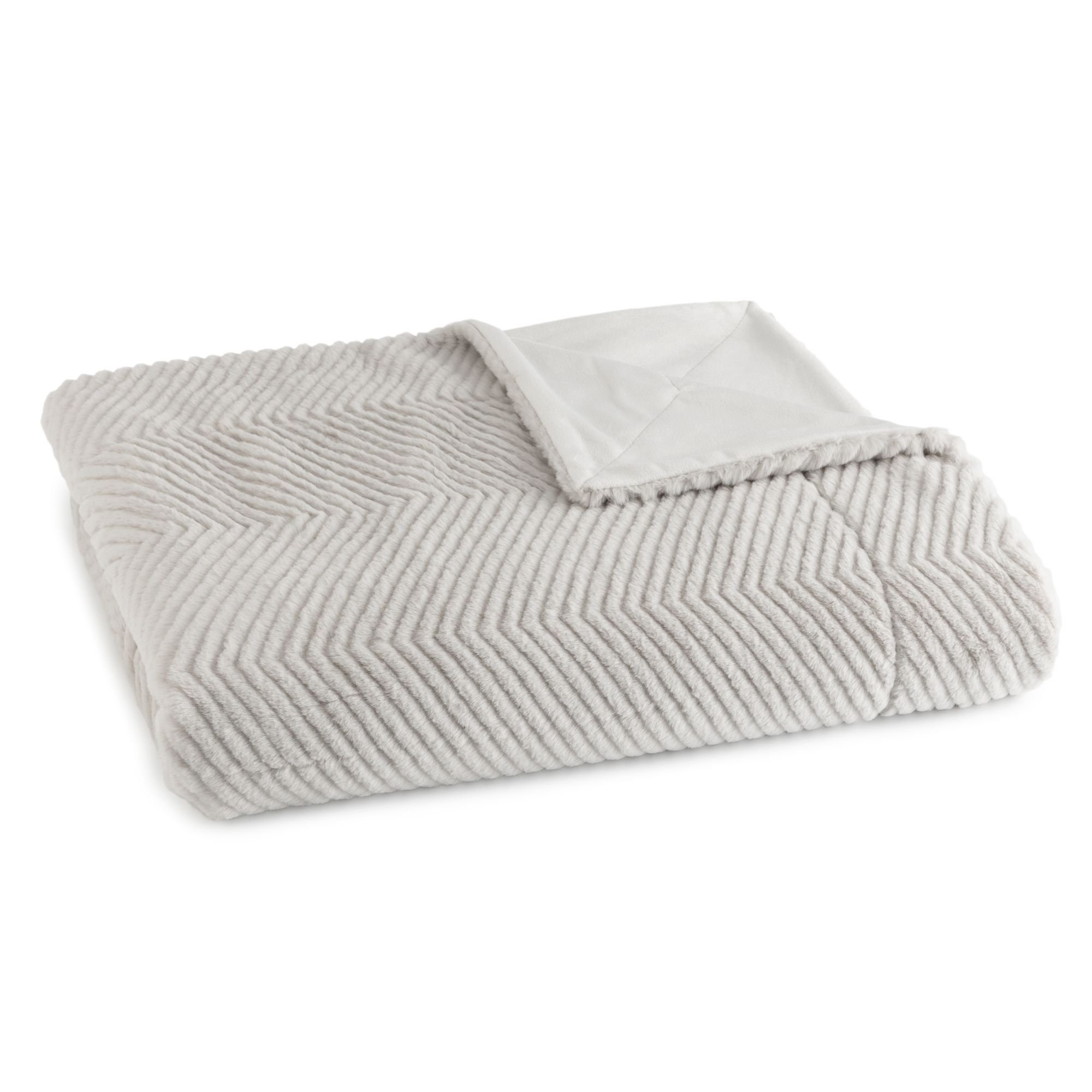 MONT CHALET Fellimitat-Plaid geprägt Mikrofaser-Rückseite waschbar, 150x200cm