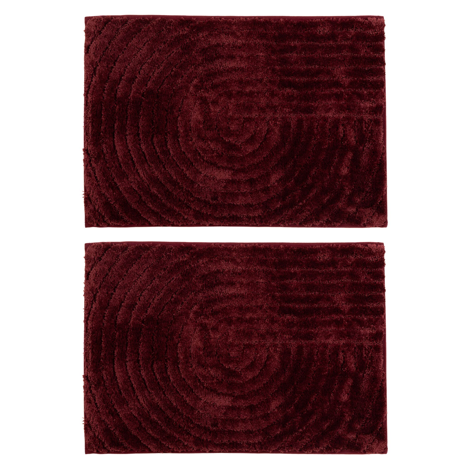 CASA FONDO 2 Fußmatten geometrisch Hoch-/Tiefstruktur Mikrofaser, waschbar