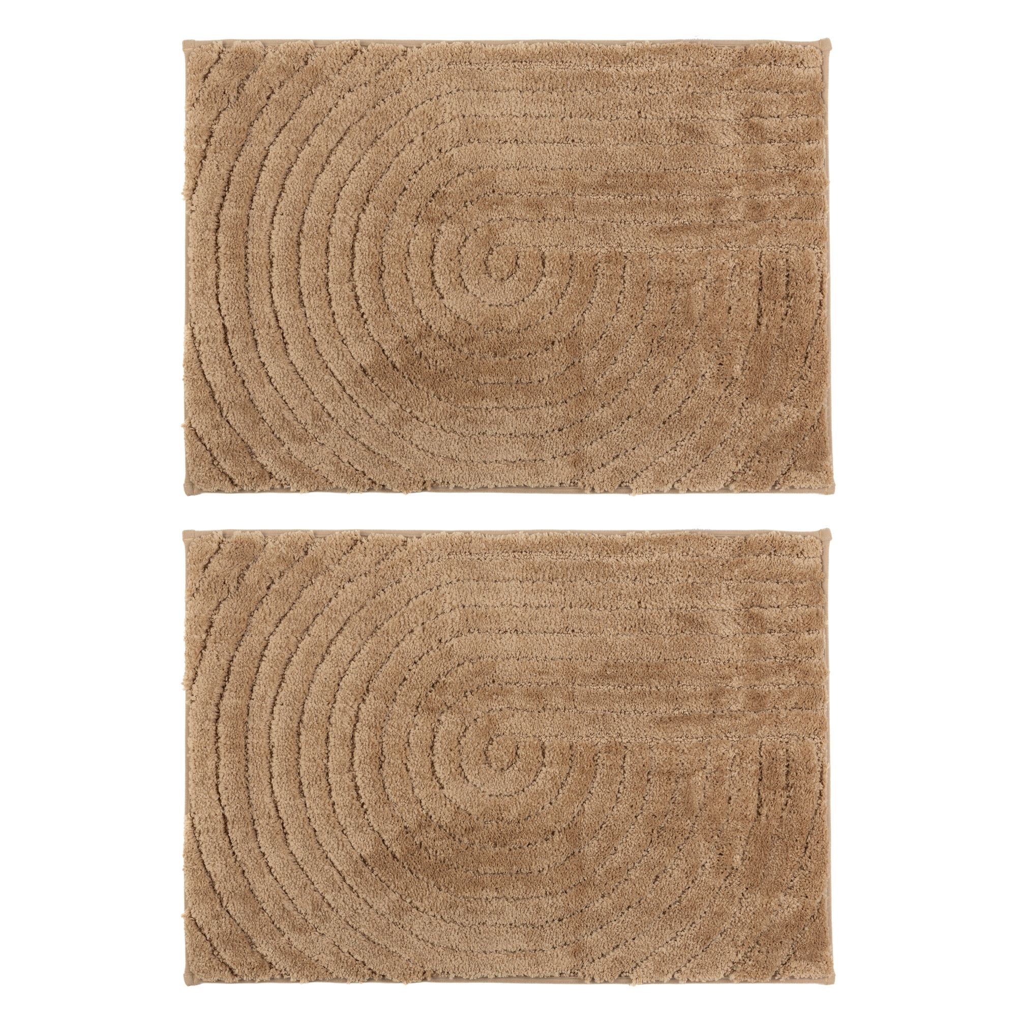 CASA FONDO 2 Fußmatten geometrisch Hoch-/Tiefstruktur Mikrofaser, waschbar