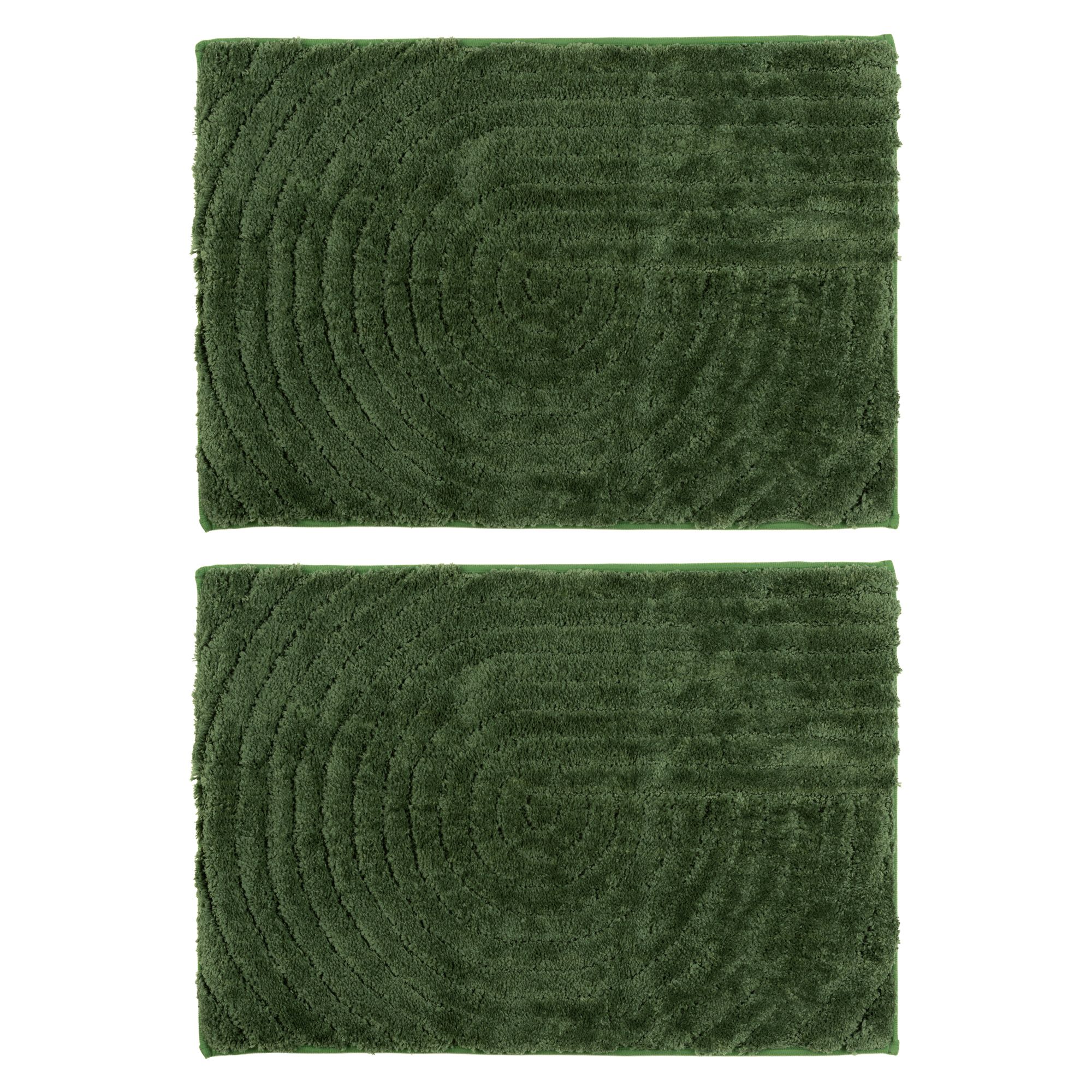 CASA FONDO 2 Fußmatten geometrisch Hoch-/Tiefstruktur Mikrofaser, waschbar