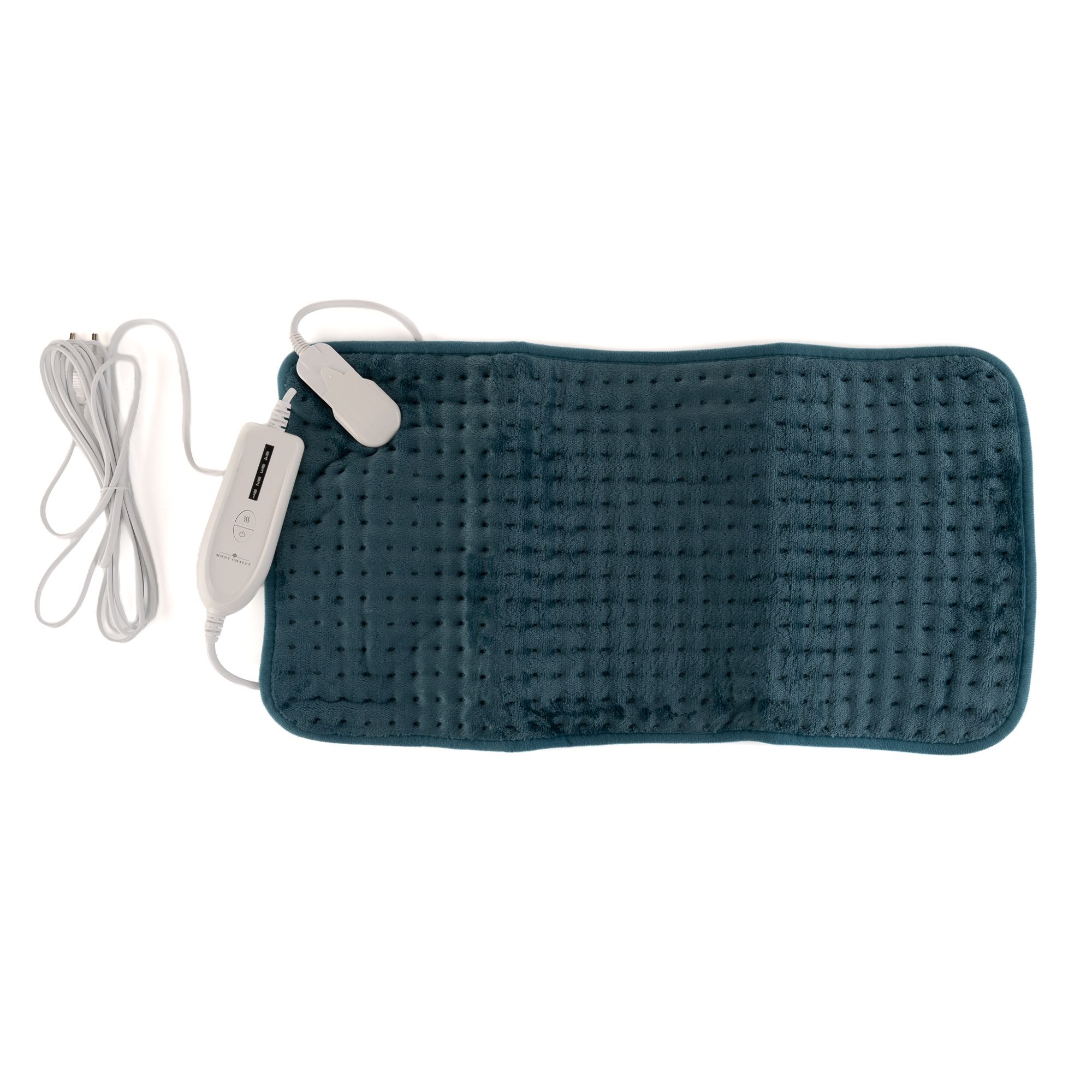 MONT CHALET uni Heizmatte 30x60cm 4 Heizstufen Mikrofaser Chinchilla 1,5h-Timer, waschbar