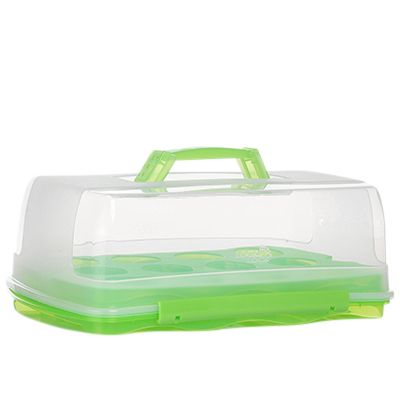 LocknLock Kuchenträger mit Muffin- Einlegeboden 10L Volumen