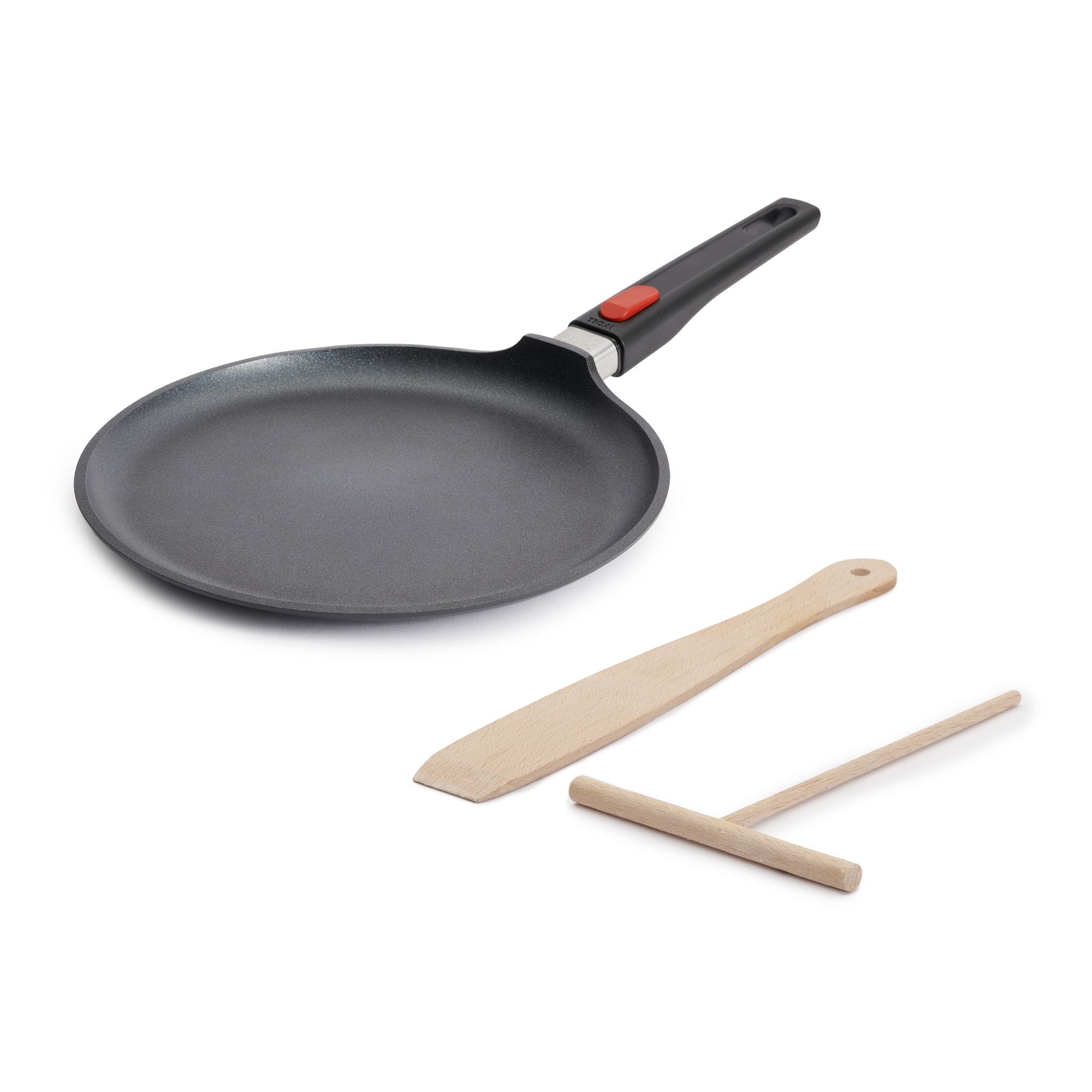 WOLL® D-Lite Crêpespfanne Ø 26cm inkl. 2tlg. Zubehör PFAS-Frei