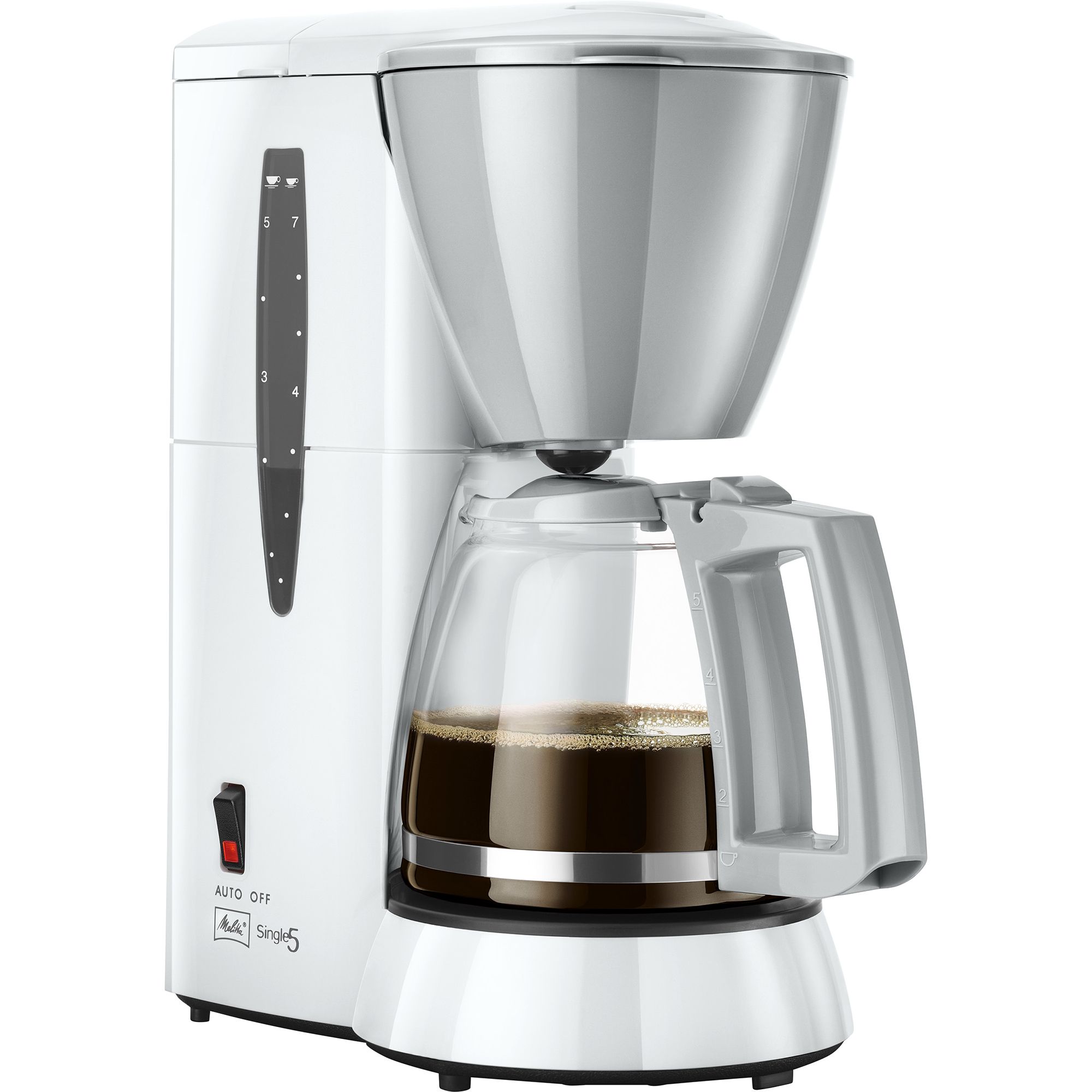 MELITTA® Single 5 Filterkaffeemaschine bis zu 5 Tassen Warmhalte-Funktion