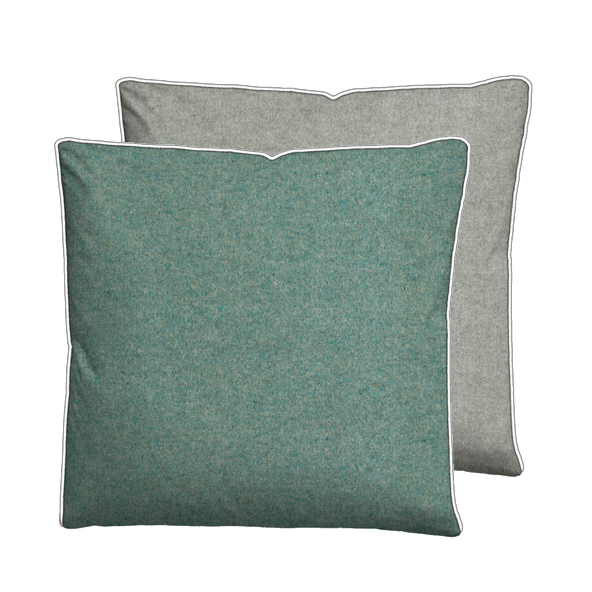 biberna® 1 Kopfkissenbezug uni Melange-Flanell Größenauswahl