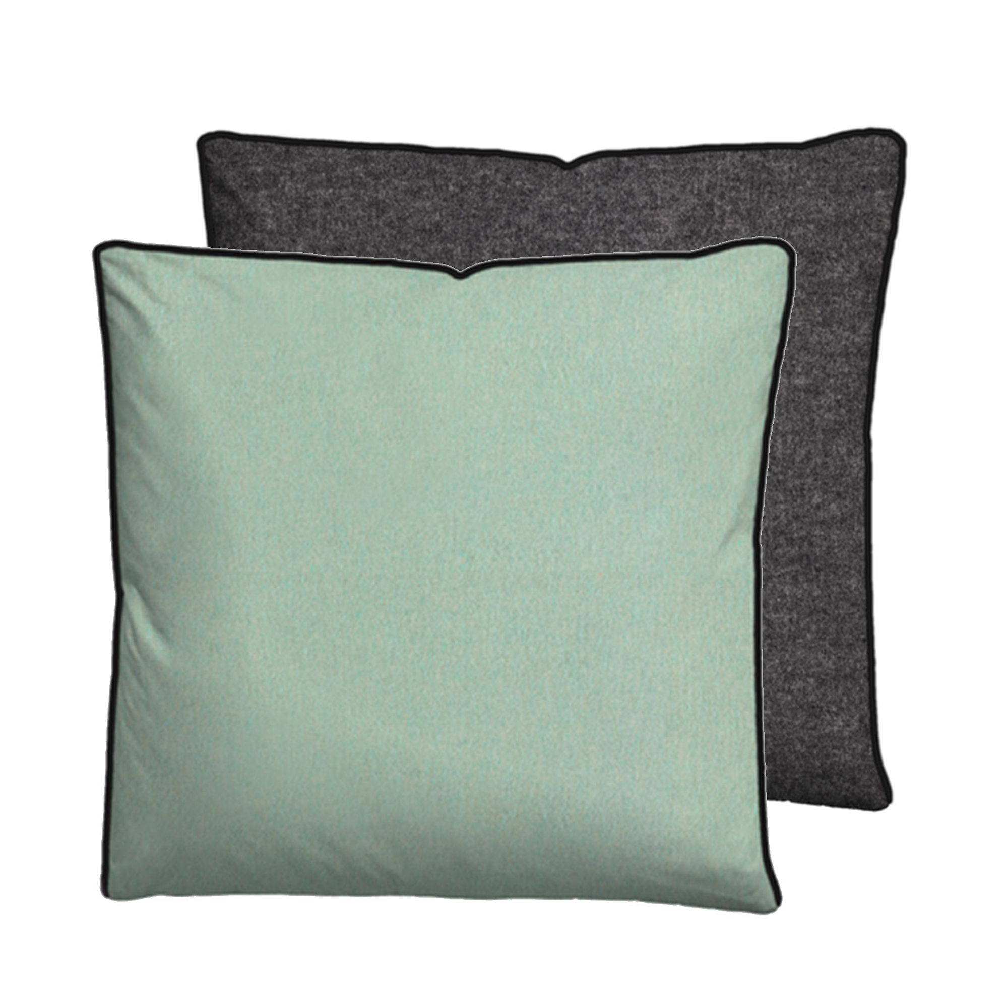 biberna® 1 Kopfkissenbezug uni Melange-Flanell Größenauswahl