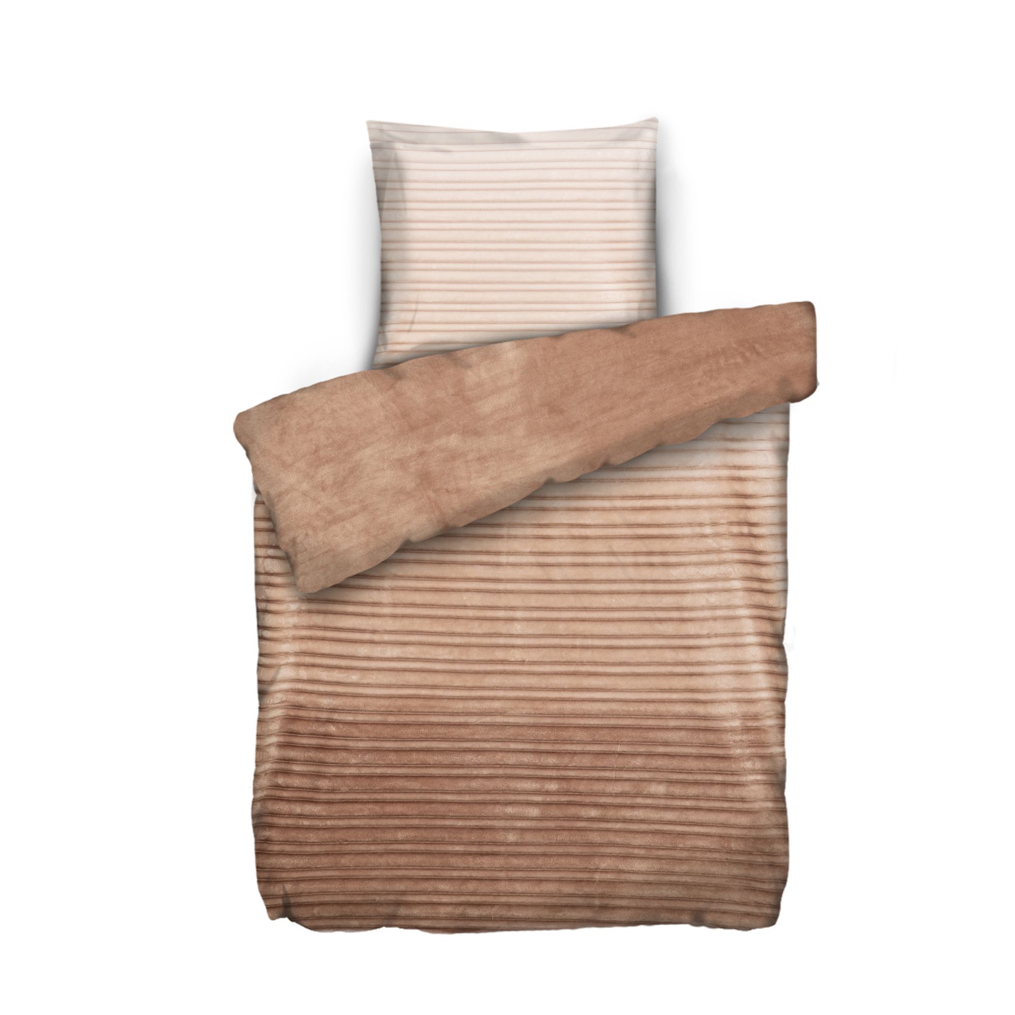 MONT CHALET Wendebettwäsche Farbverlauf Hochflorchinchilla Einzelbett, 2tlg.
