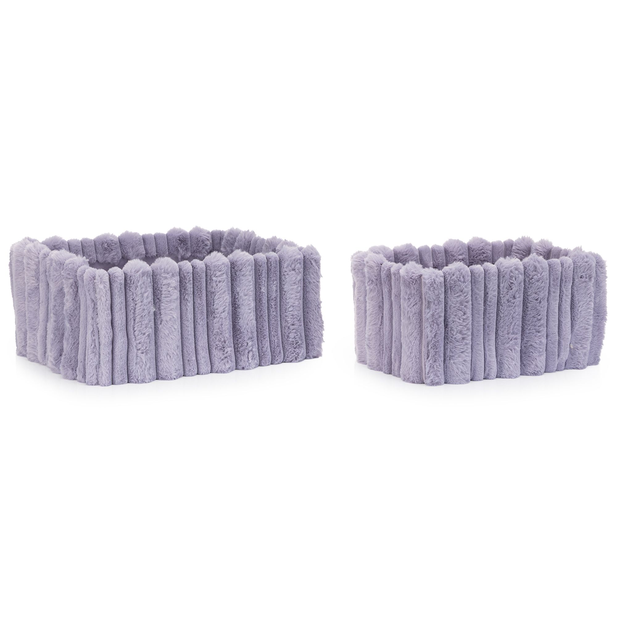 MONT CHALET 2 Faltboxen Fellbezug ca. 35x25x20cm & ca. 45x35x20cm