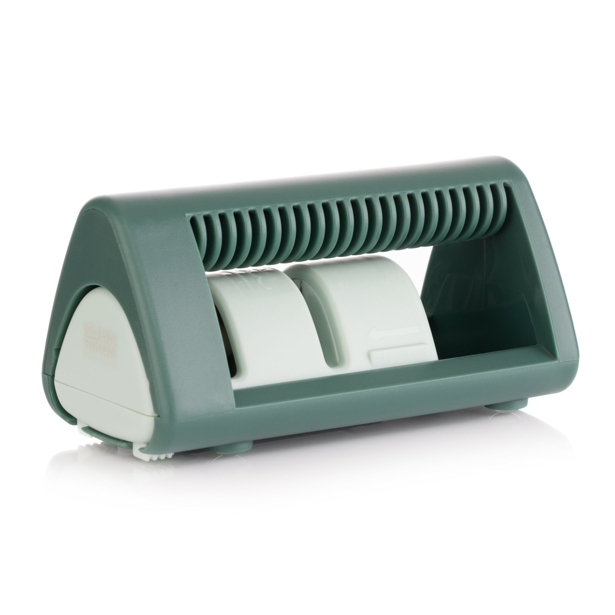 KUHN RIKON 2in1-Messerschärfer für Wellenschliff- und gerade Klingen rutschfeste Füße