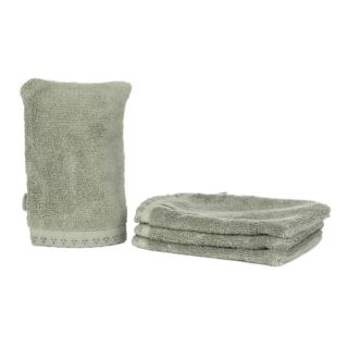 NACHTIGALL 4 Waschhandschuhe HeiQ Pure™ antimikrobiell 100% Baumwolle