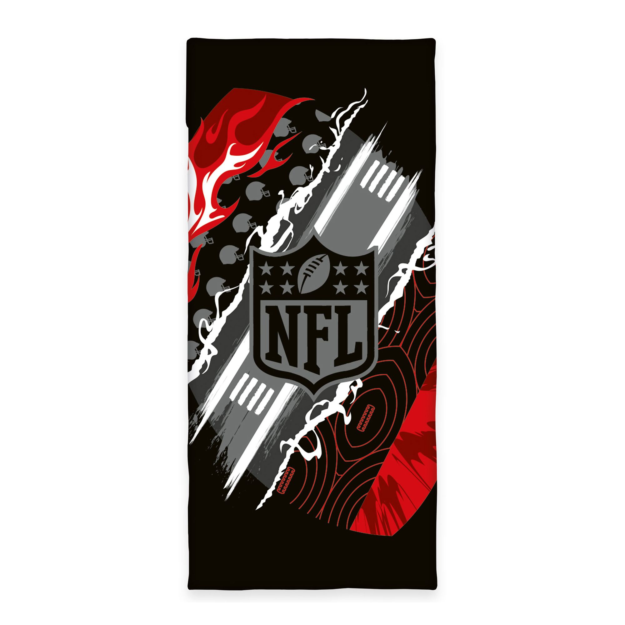 NFL Fitnesstuch inkl. Überzug für Fitnessgeräte Flag Label, 50x110cm
