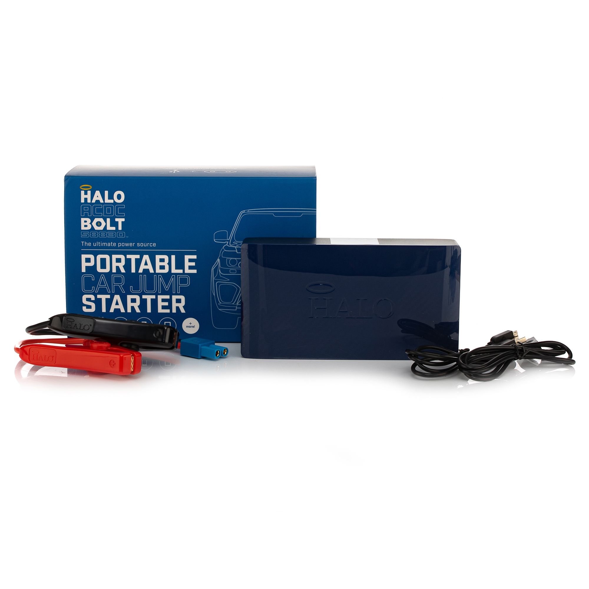 HALO BOLT AC/DC Notfall-Batterie für PKW & mobile Endgeräte, 58.830mWh  Steckdosenvorrichtung 