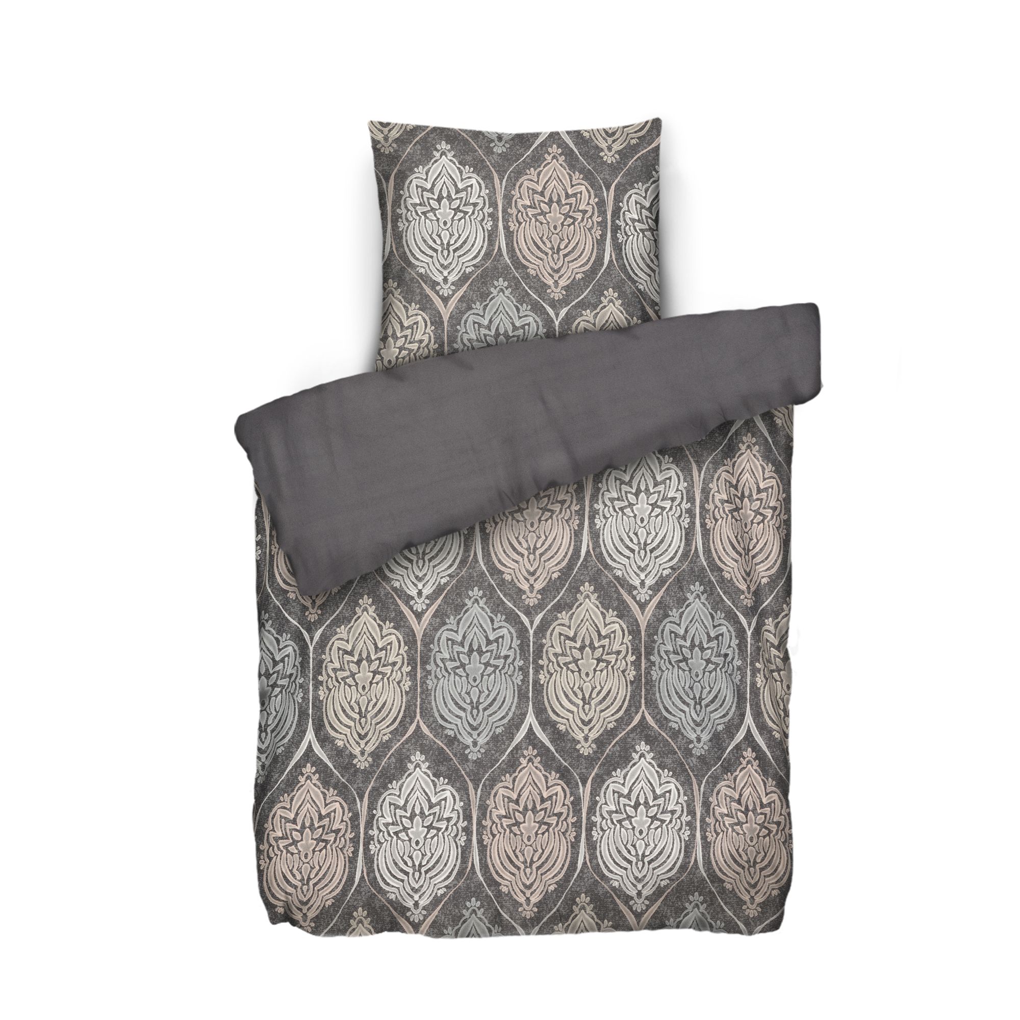 WINTERENGEL Wendebettwäsche Winter-Mosaik Mikrofaser Flanell Einzelbett, 2tlg.