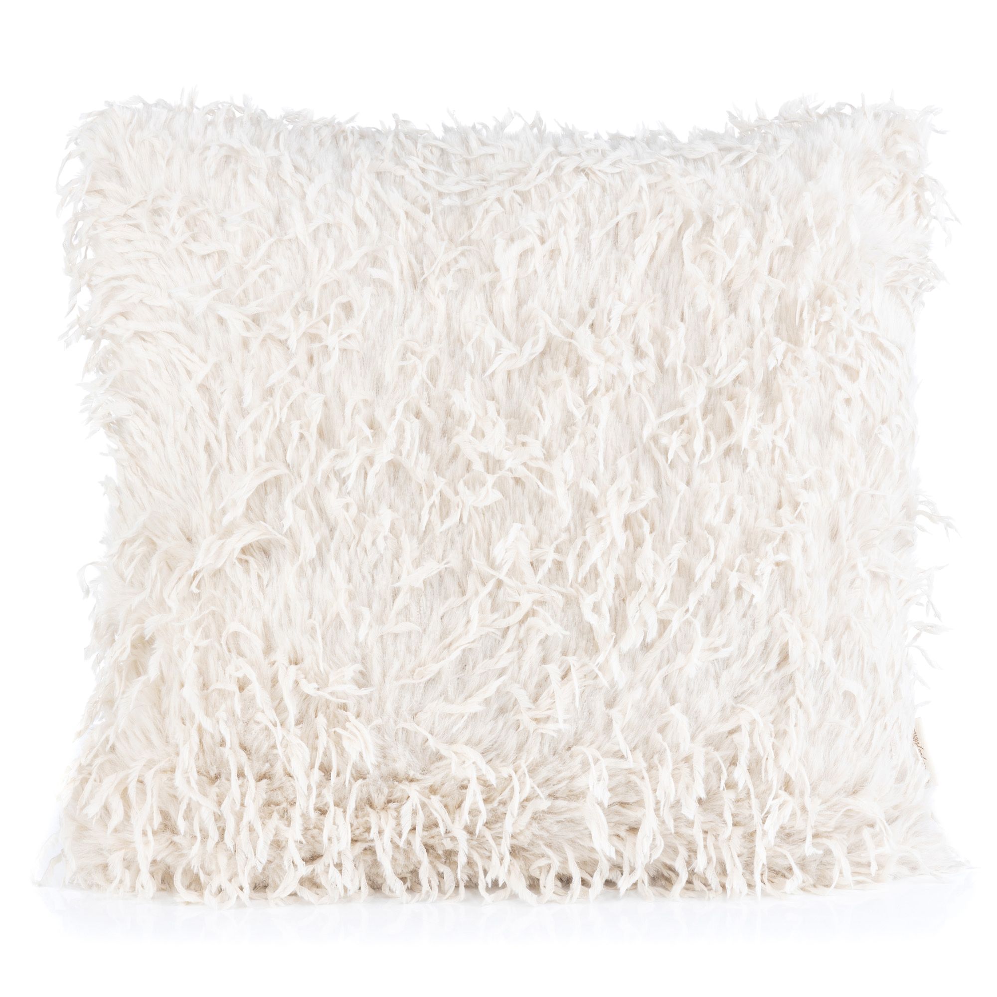 ANNI FOR FRIENDS Kissen uni langfloriges Fell waschbar, ca. 50x50cm