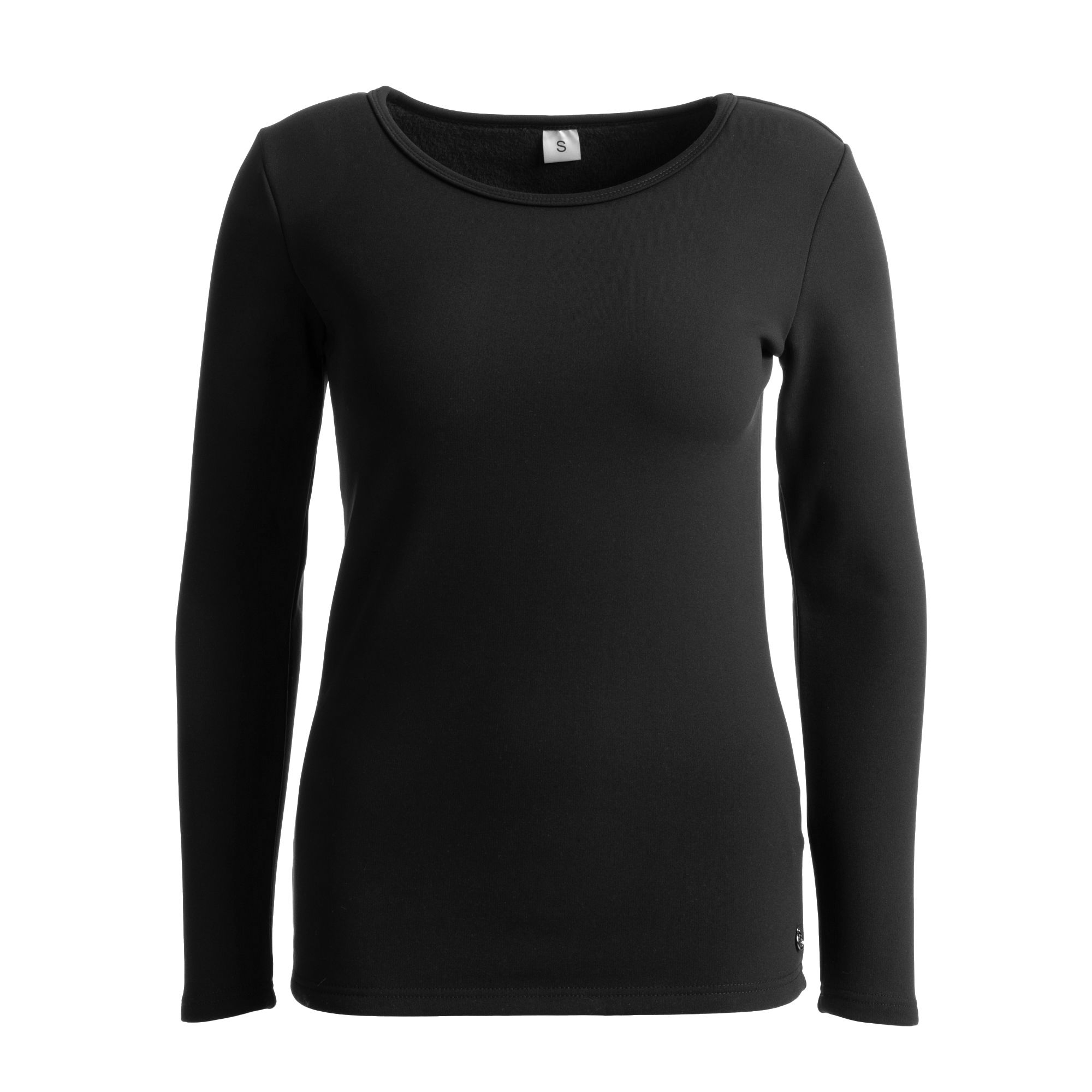 MONT CHALET Damen-Thermoshirt extra warm Mikrofaser Plüsch enganliegend
