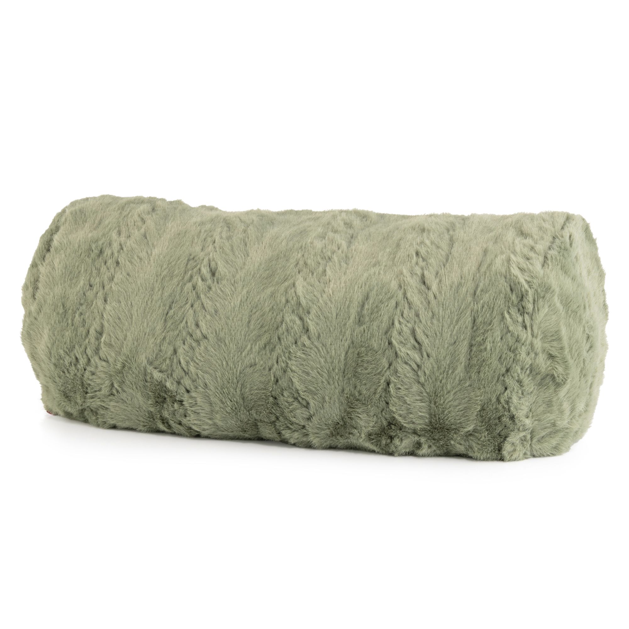 MONT CHALET gefüllte Nackenrolle Tierfell-Struktur Fellimitat waschbar, ca. 25x50cm