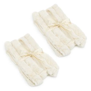 MONT CHALET 2 Kissenhüllen Lammfellimitat ultra soft, XL-Cord waschbar