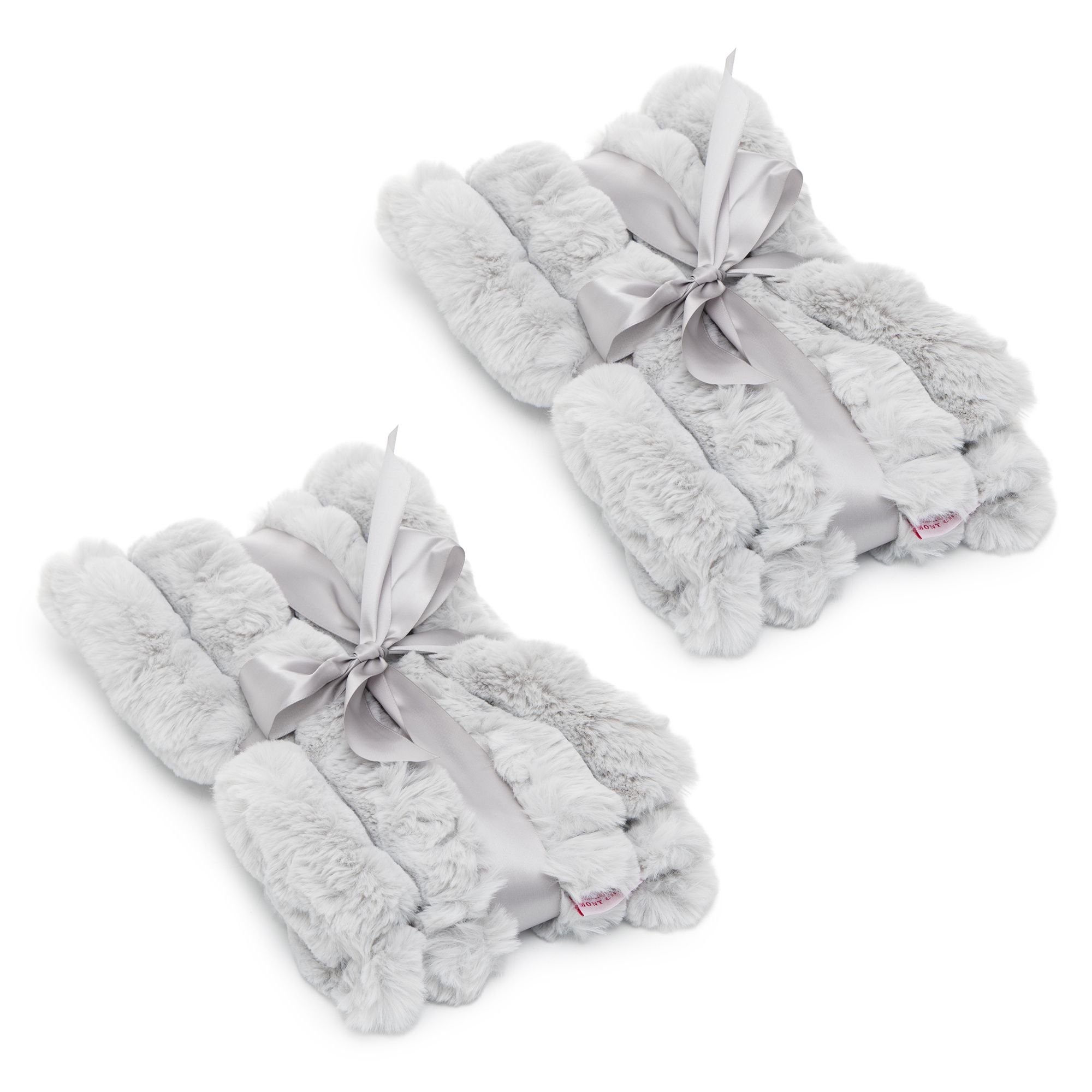MONT CHALET 2 Kissenhüllen Lammfellimitat ultra soft, XL-Cord waschbar