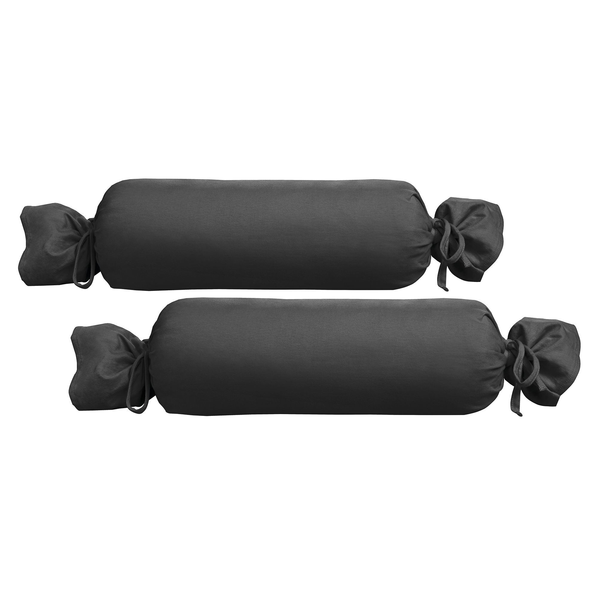 biberna® 2 Nackenrollenbezüge uni Feinjersey ca.15x40cm