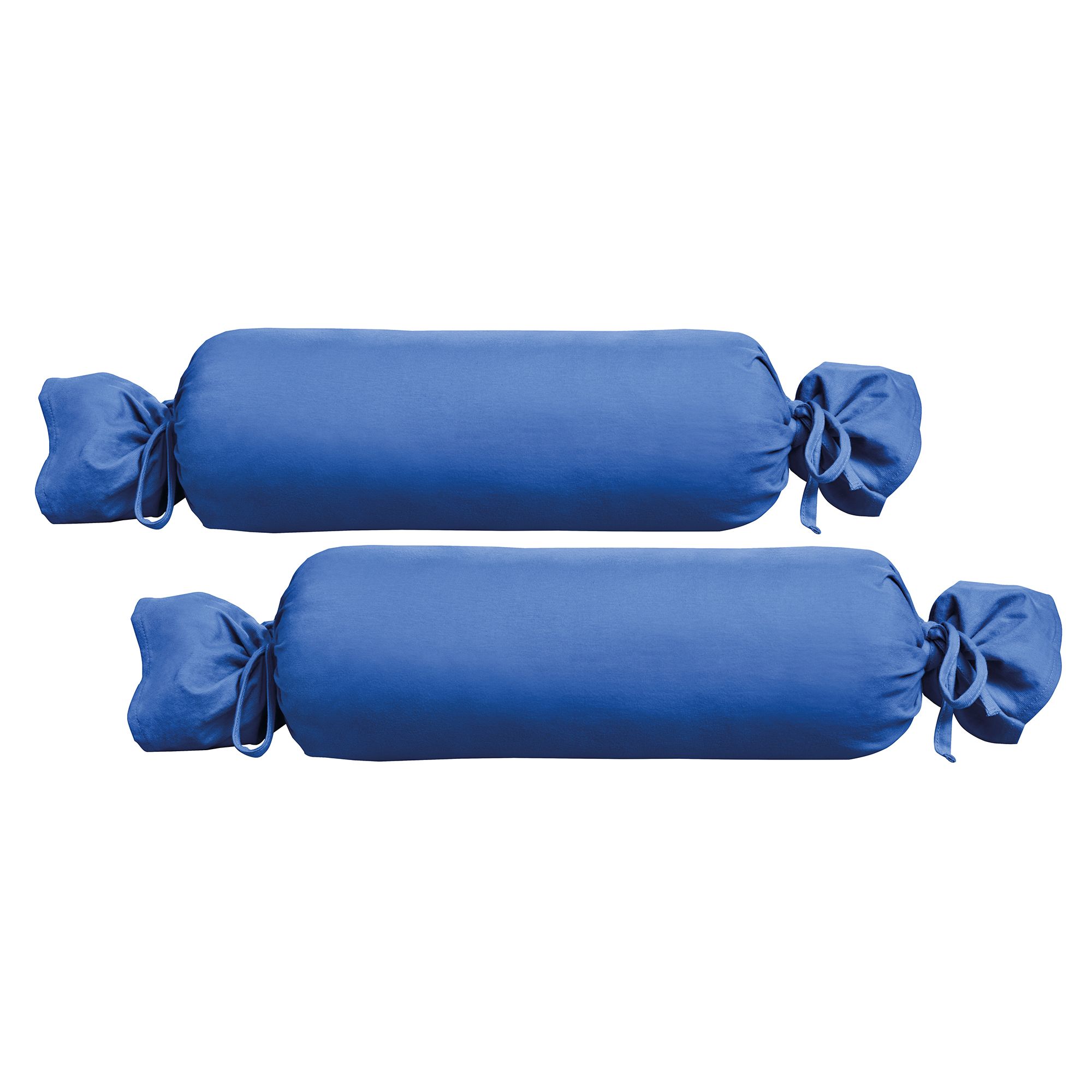 biberna® 2 Nackenrollenbezüge uni Feinjersey ca.15x40cm