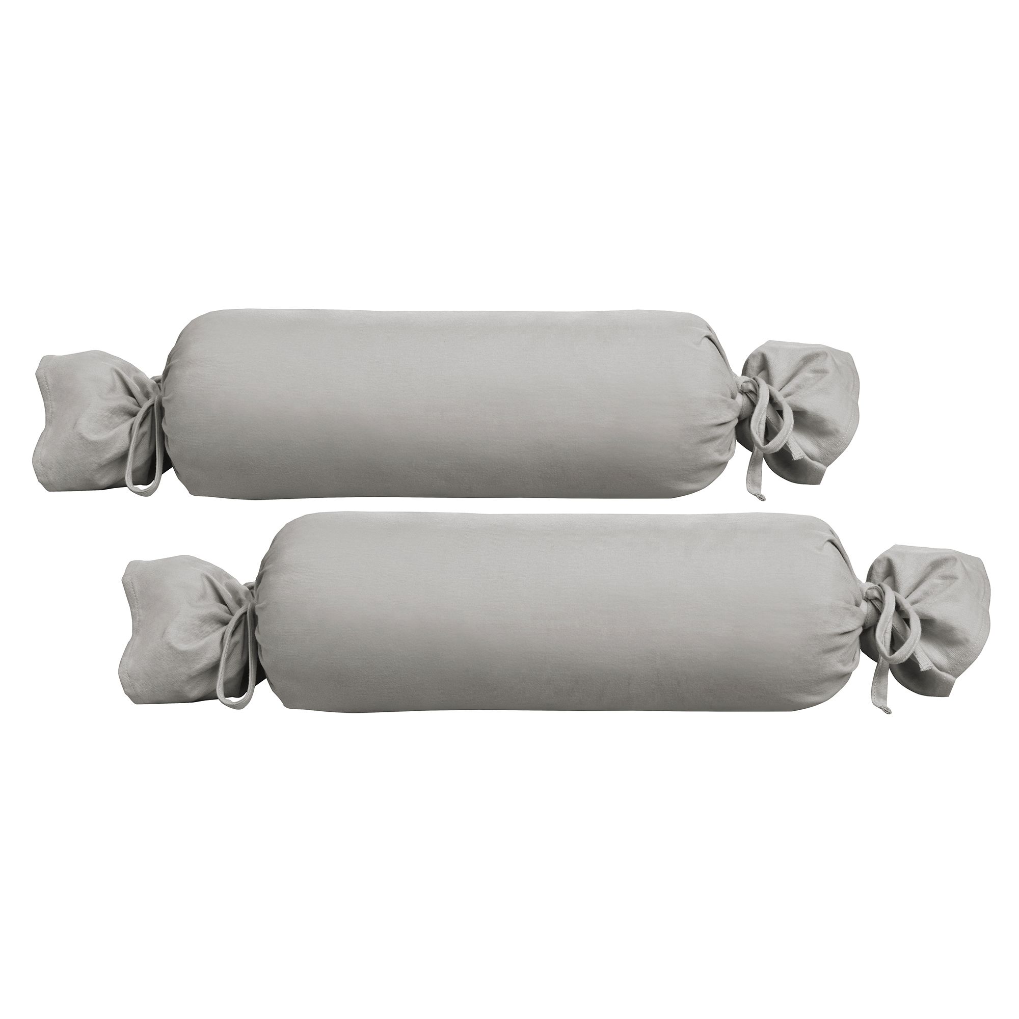 biberna® 2 Nackenrollenbezüge uni Feinjersey ca.15x40cm