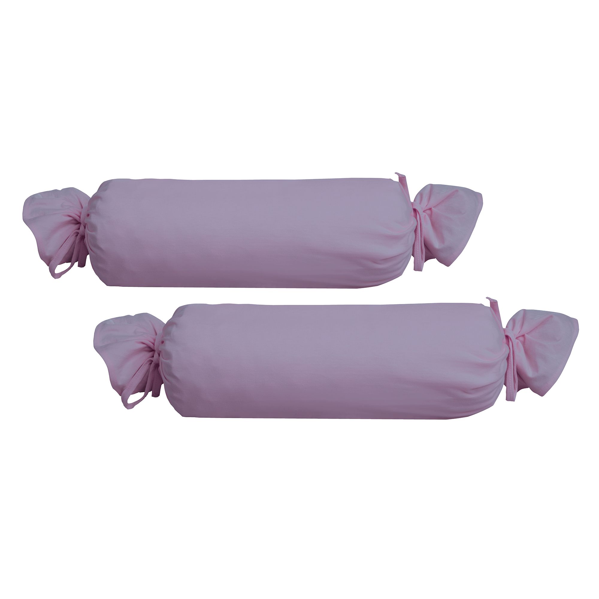 biberna® 2 Nackenrollenbezüge uni Feinjersey ca.15x40cm