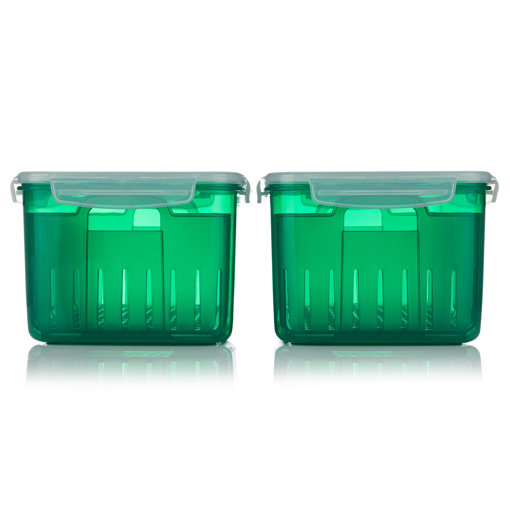 LocknLock 2 Frischhaltedosen mit Siebeinsatz je 4,6L Volumen