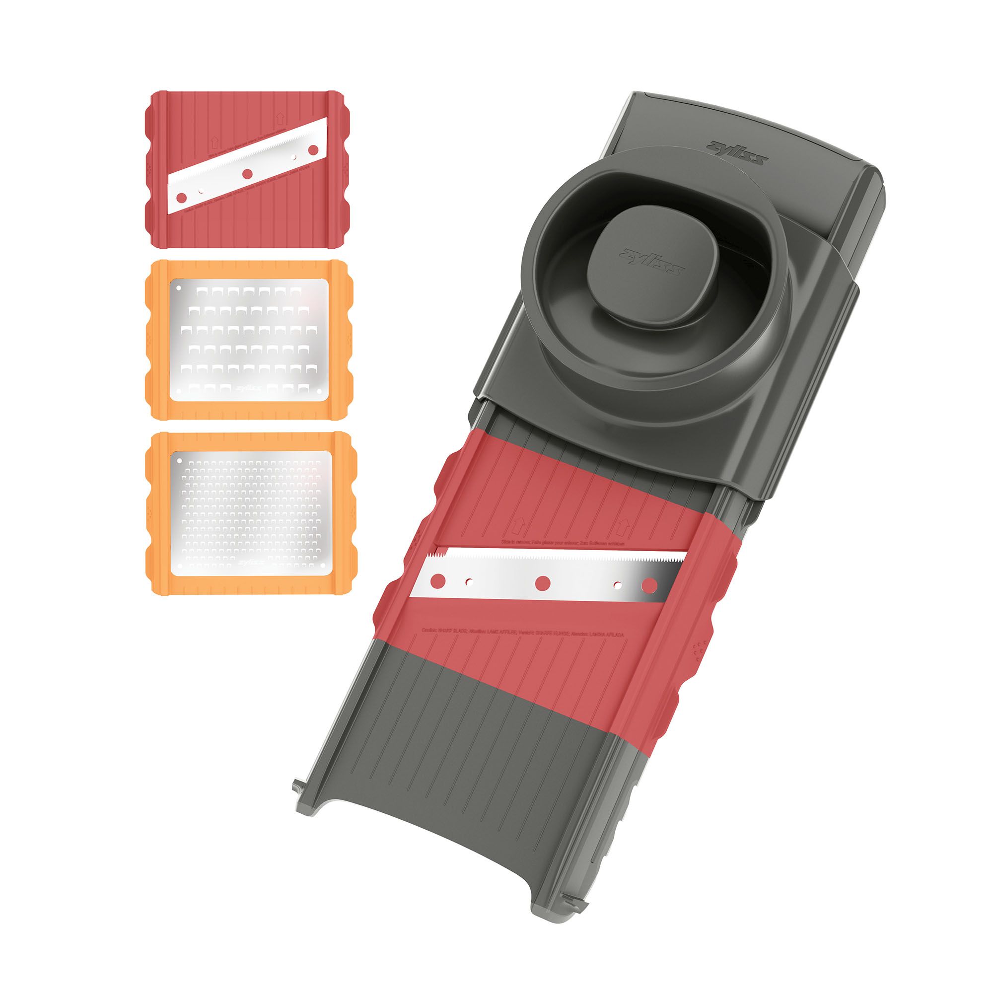 ZYLISS 4-in-1 Hobel und Reibe mit SmoothGlide- Schieber