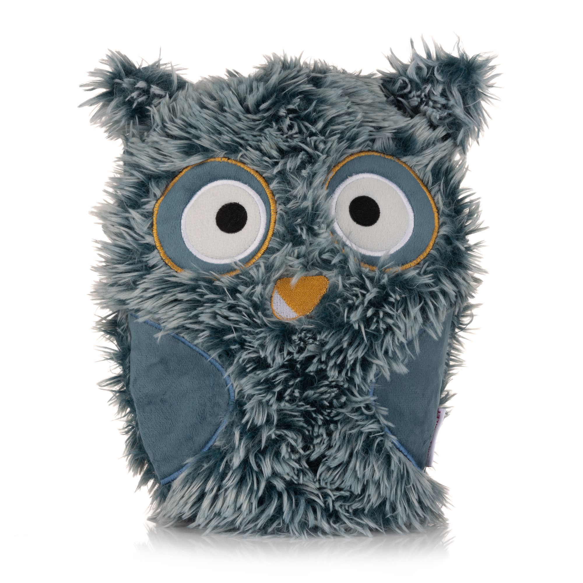 MONT CHALET XL-Türstopper Eule Hochflor-Fellimitat Höhe ca. 30cm / 600g