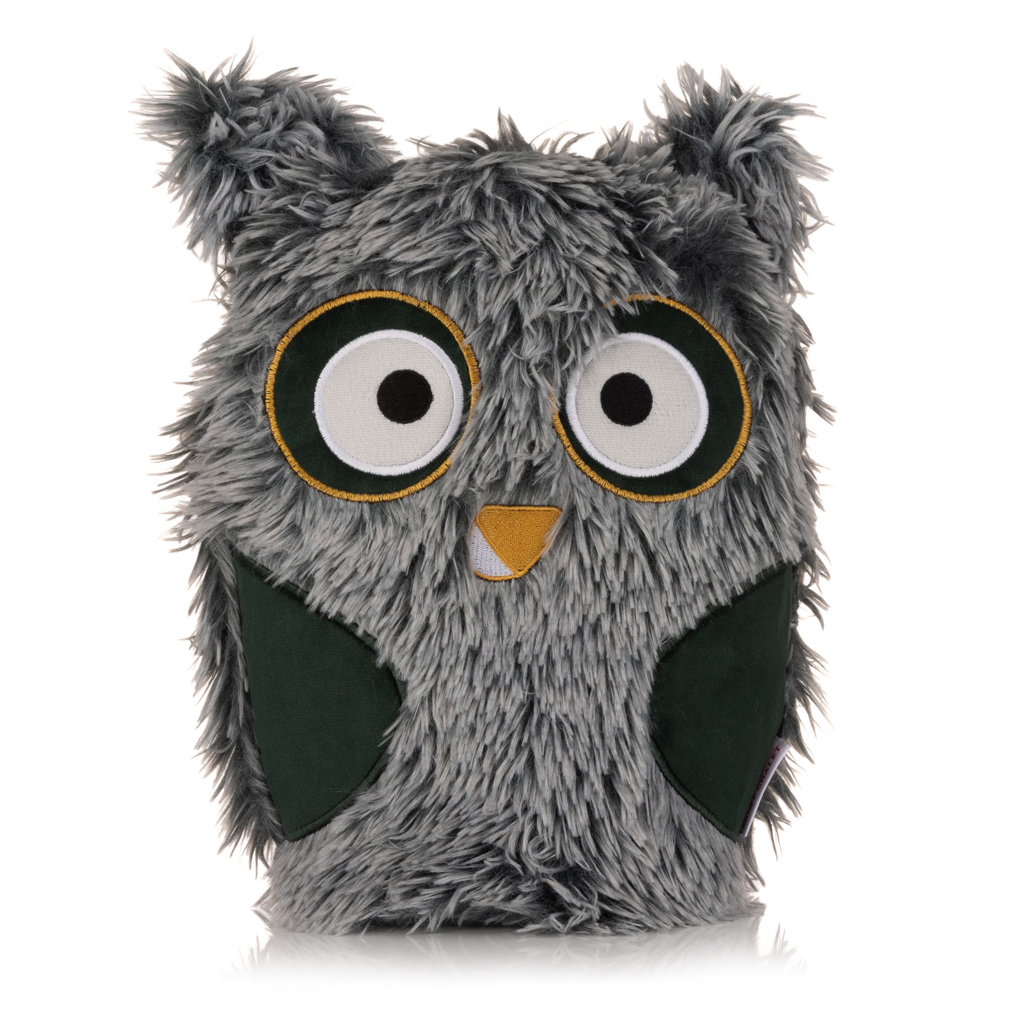 MONT CHALET XL-Türstopper Eule Hochflor-Fellimitat Höhe ca. 30cm / 600g