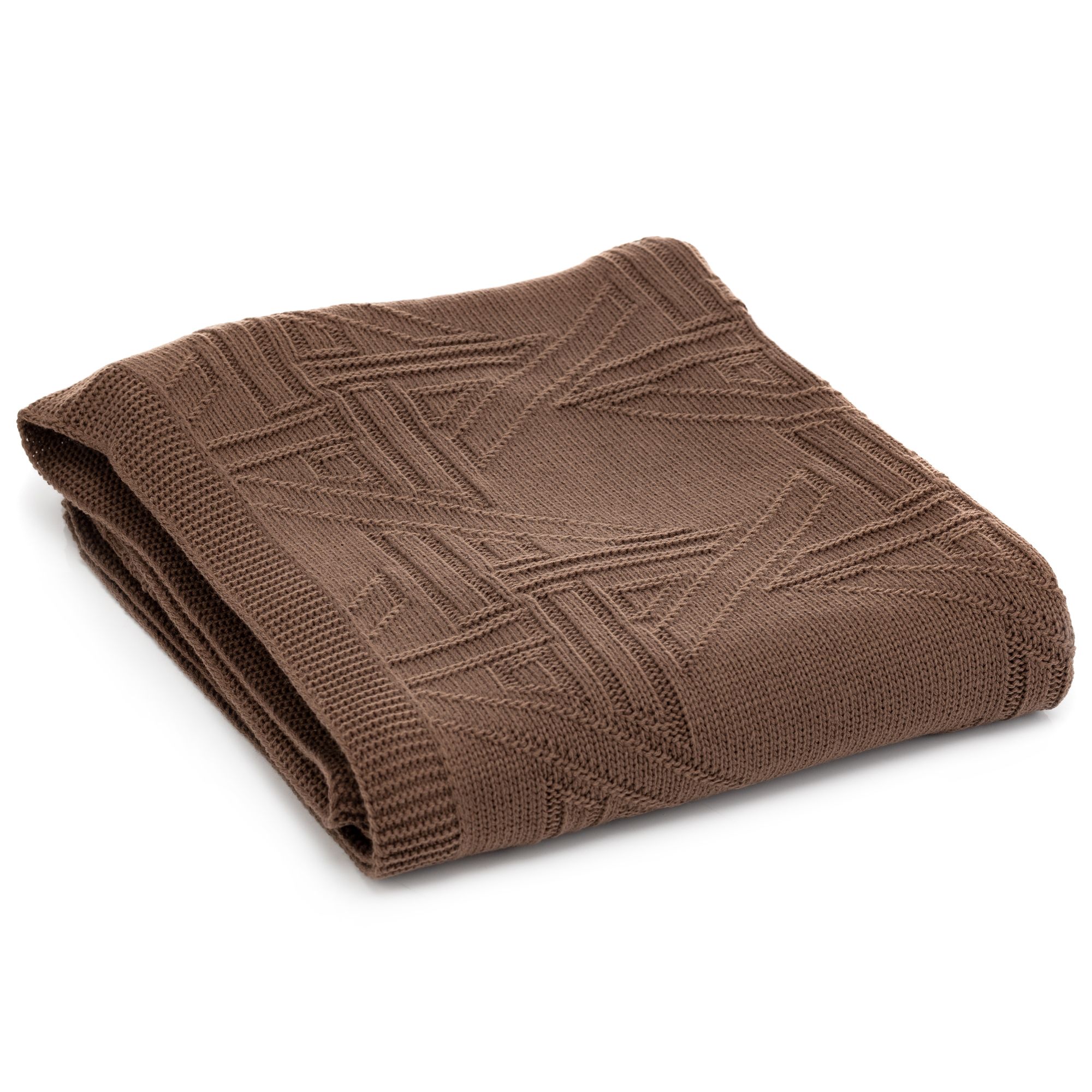 CASA DAWID by Dawid Tomaszewski Plaid m. Musterstrick Bauhaus-Design waschbar, 130x170cm