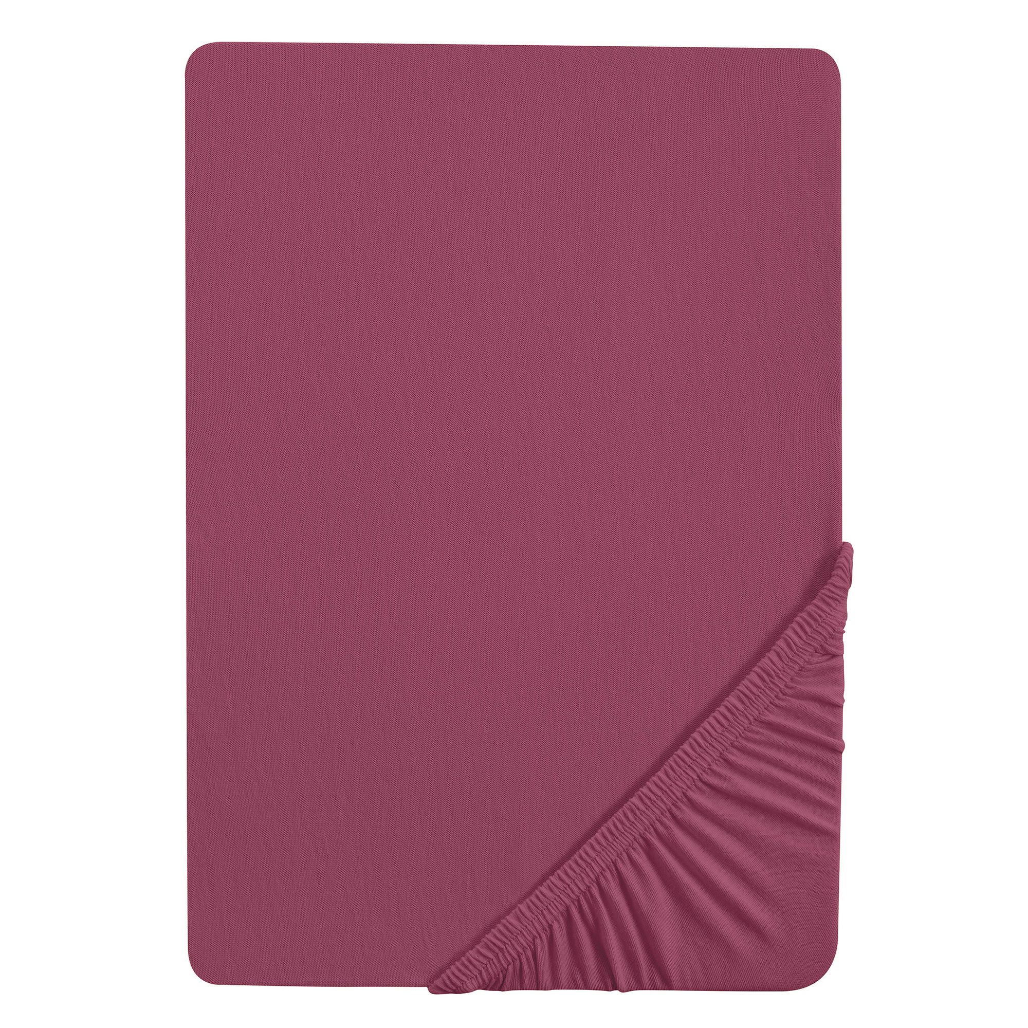 biberna® 1 Spannbettlaken uni Feinjersey Größenauswahl