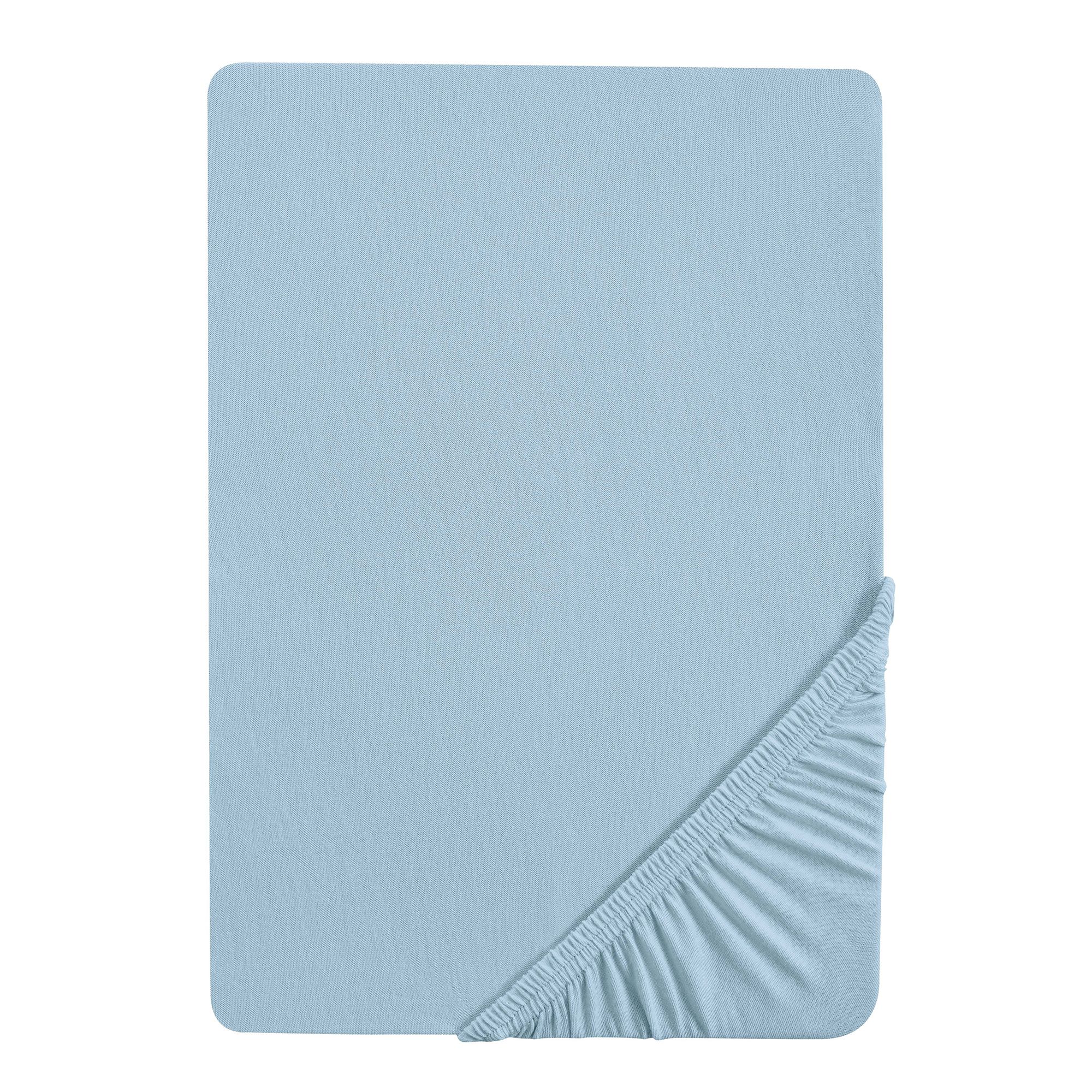 biberna® 1 Spannbettlaken uni Feinjersey Größenauswahl