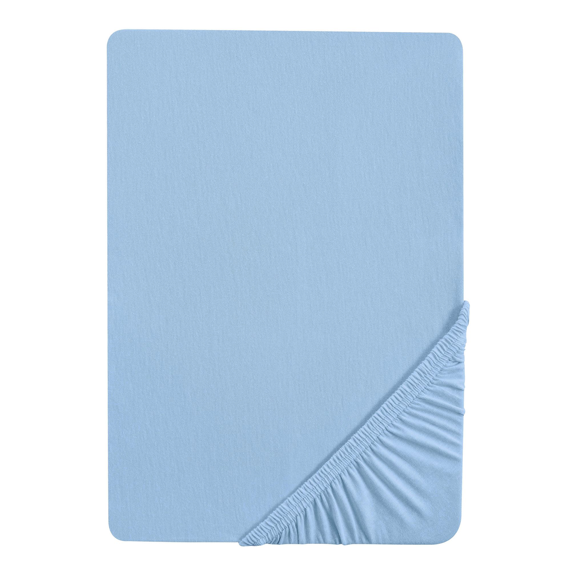 biberna® 1 Spannbettlaken uni Feinjersey Größenauswahl