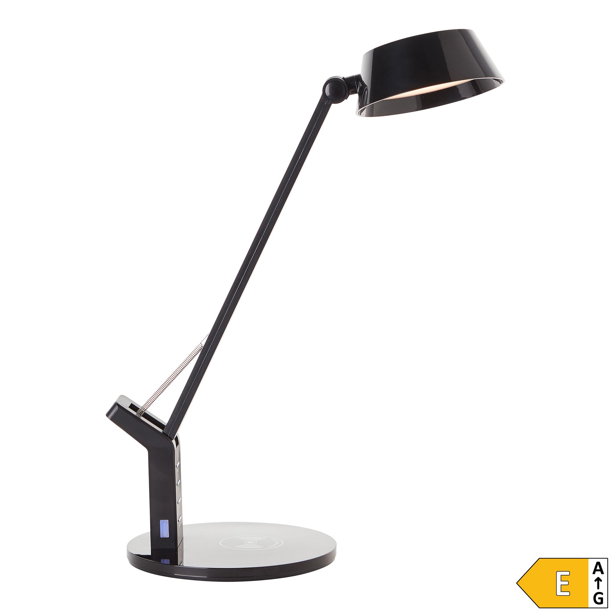 BRILLIANT LED Tischleuchte Kaila Wireless-Charging Touchdimmer stufenlos, Energieeffizienzklasse E