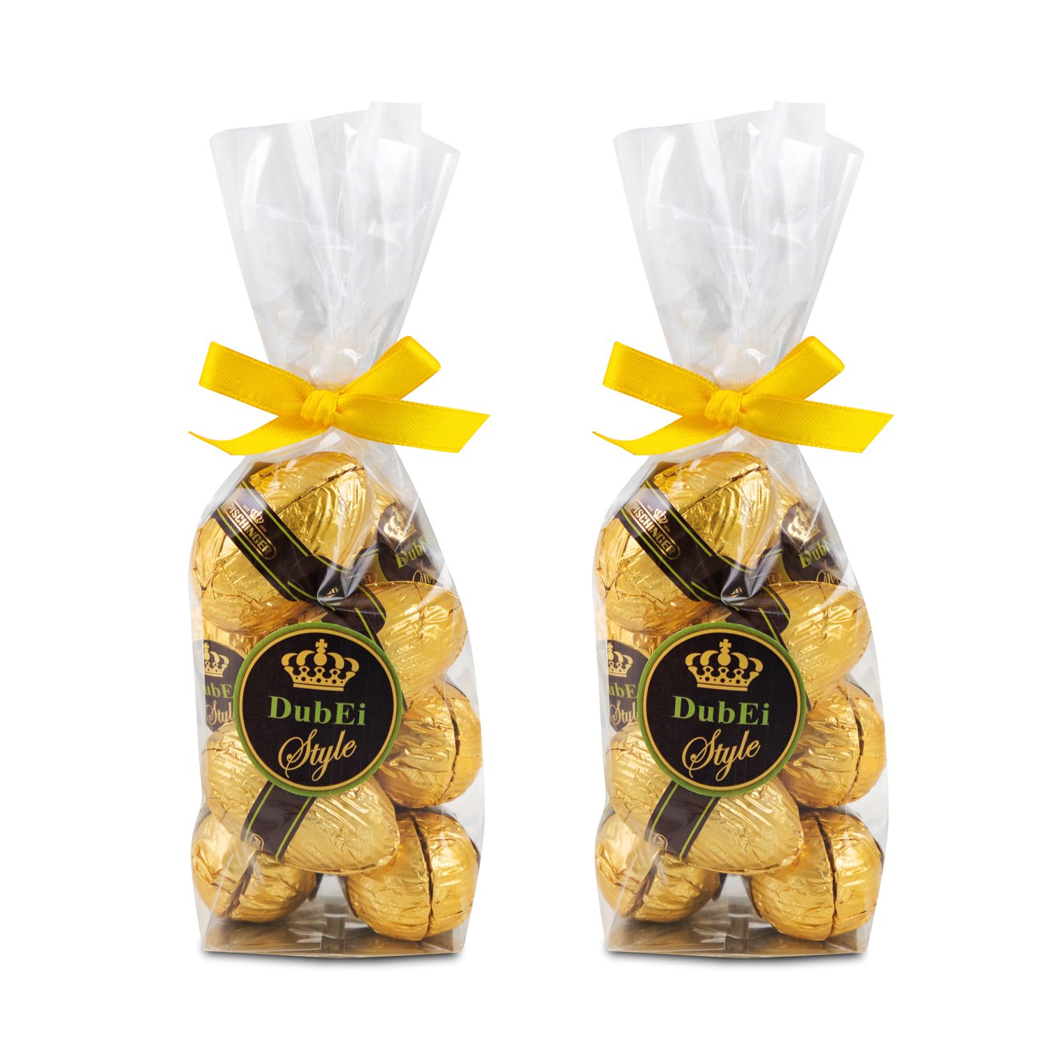 PISCHINGER Dub-Ei Beutel gefüllte Ostereier 2er Set; Dubai Style Inhalt 368g