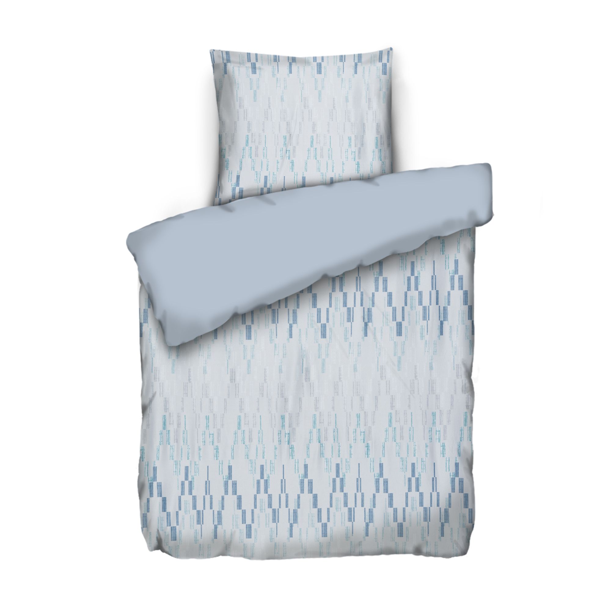 JERYMOOD Wendebettwäsche Glitzerpaspel Mikrofaser Jersey Einzelbett, 2tlg.