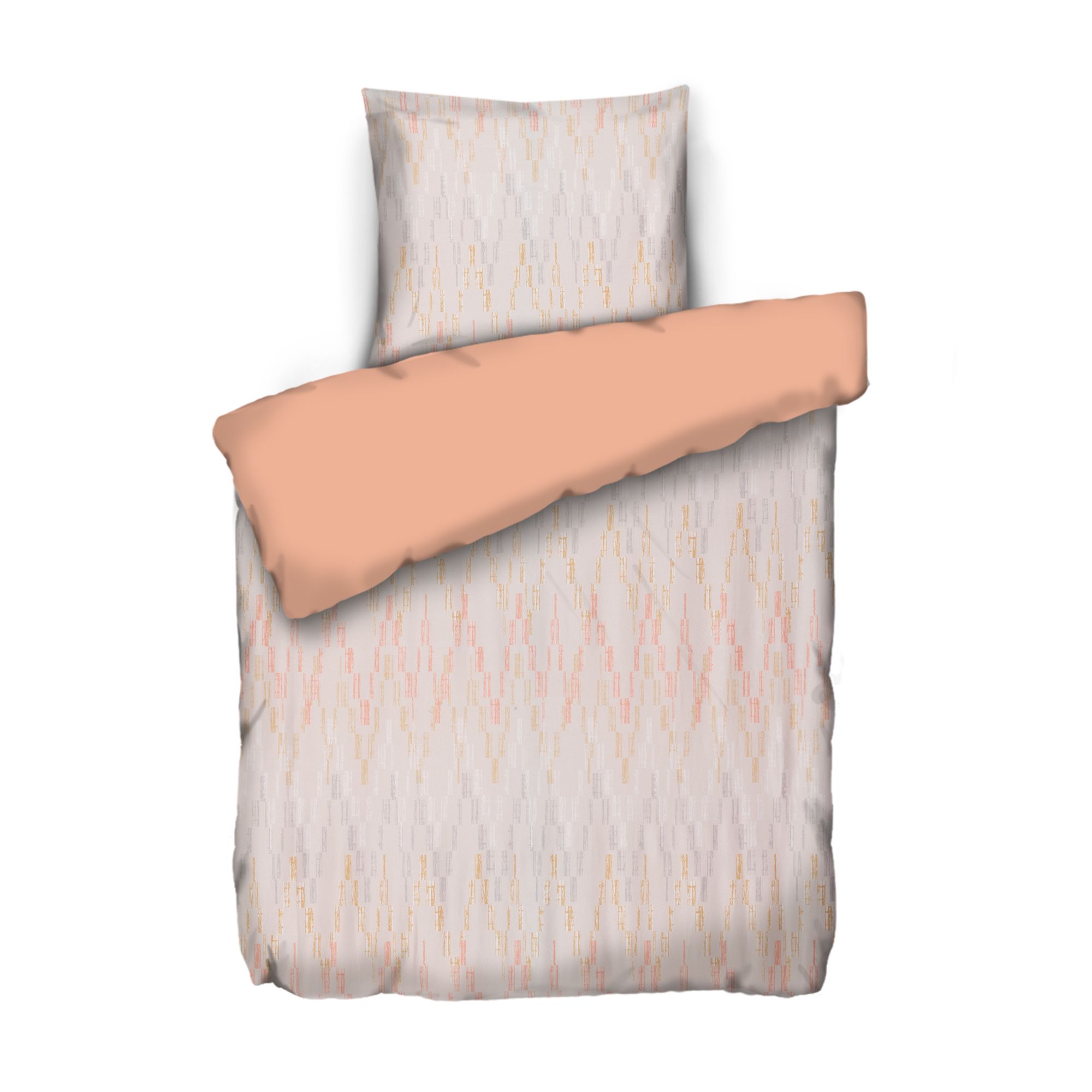 JERYMOOD Wendebettwäsche Glitzerpaspel Mikrofaser Jersey Einzelbett, 2tlg.