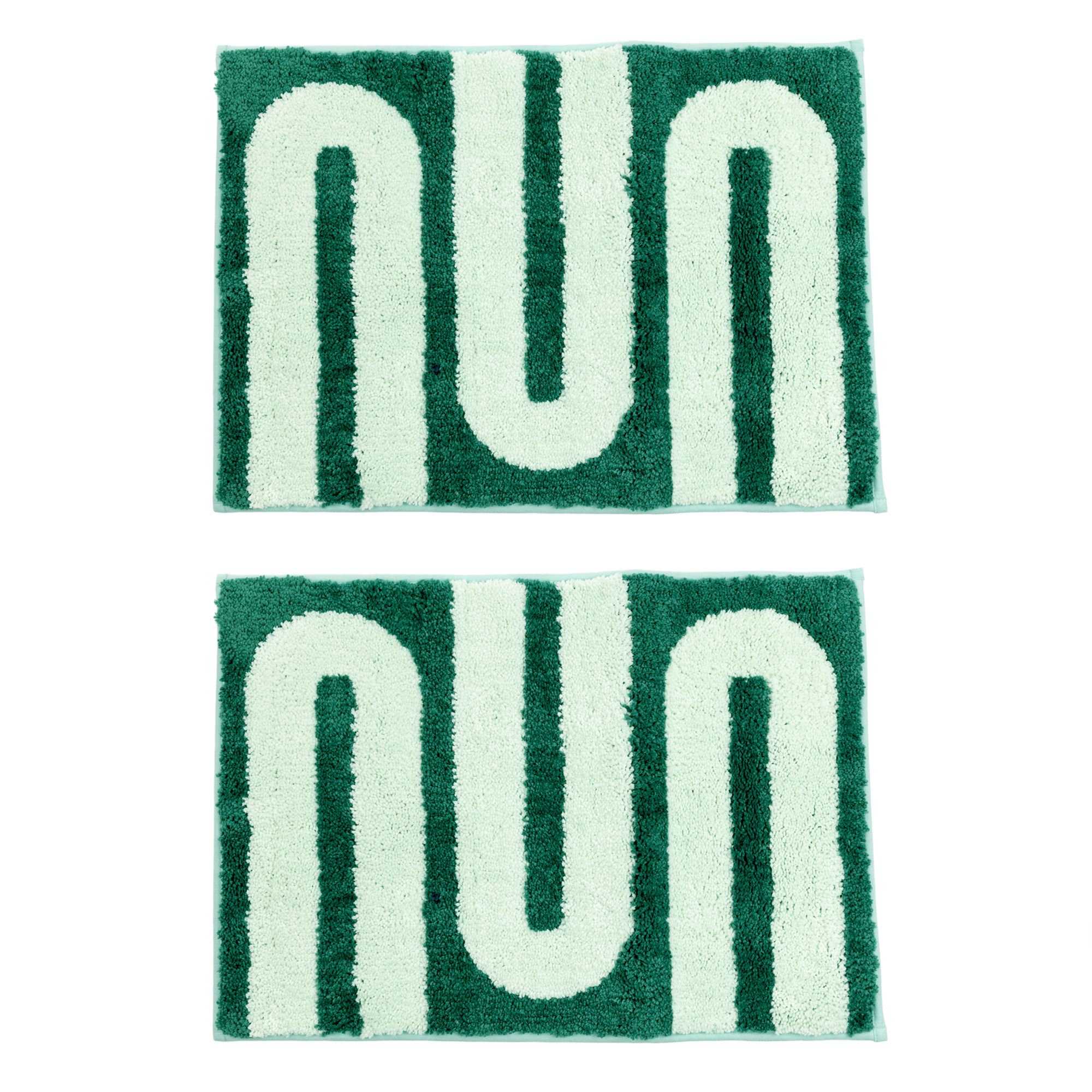 CASA FONDO 2 Fußmatten runde Grafik Mikrofaser waschbar, ca. 45x65cm