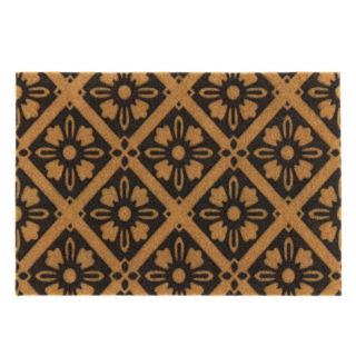 CASA FONDO 1 Fußmatte Blumenmotiv Digitaldruck Kokos-Optik