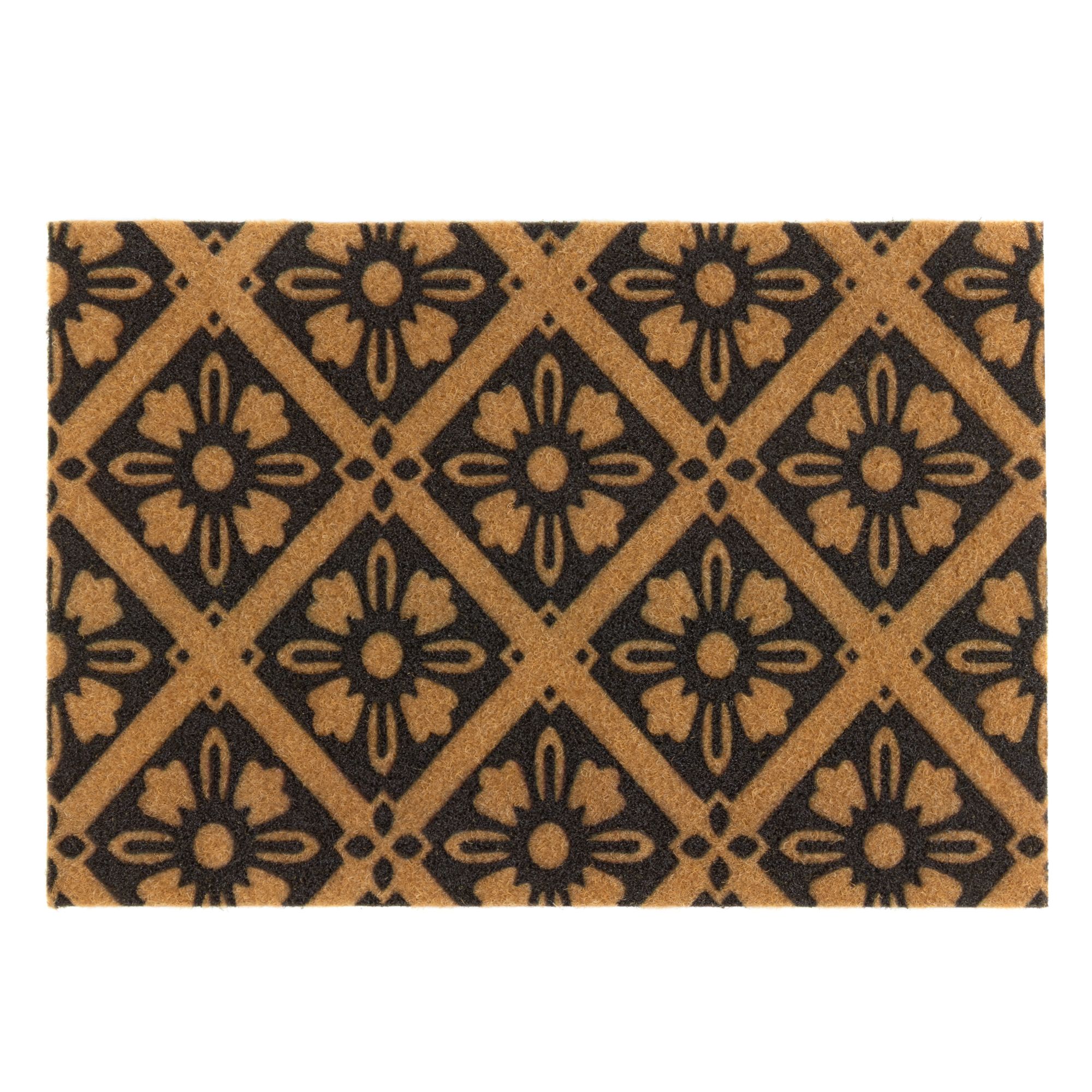CASA FONDO 1 Fußmatte Blumenmotiv Digitaldruck Kokos-Optik