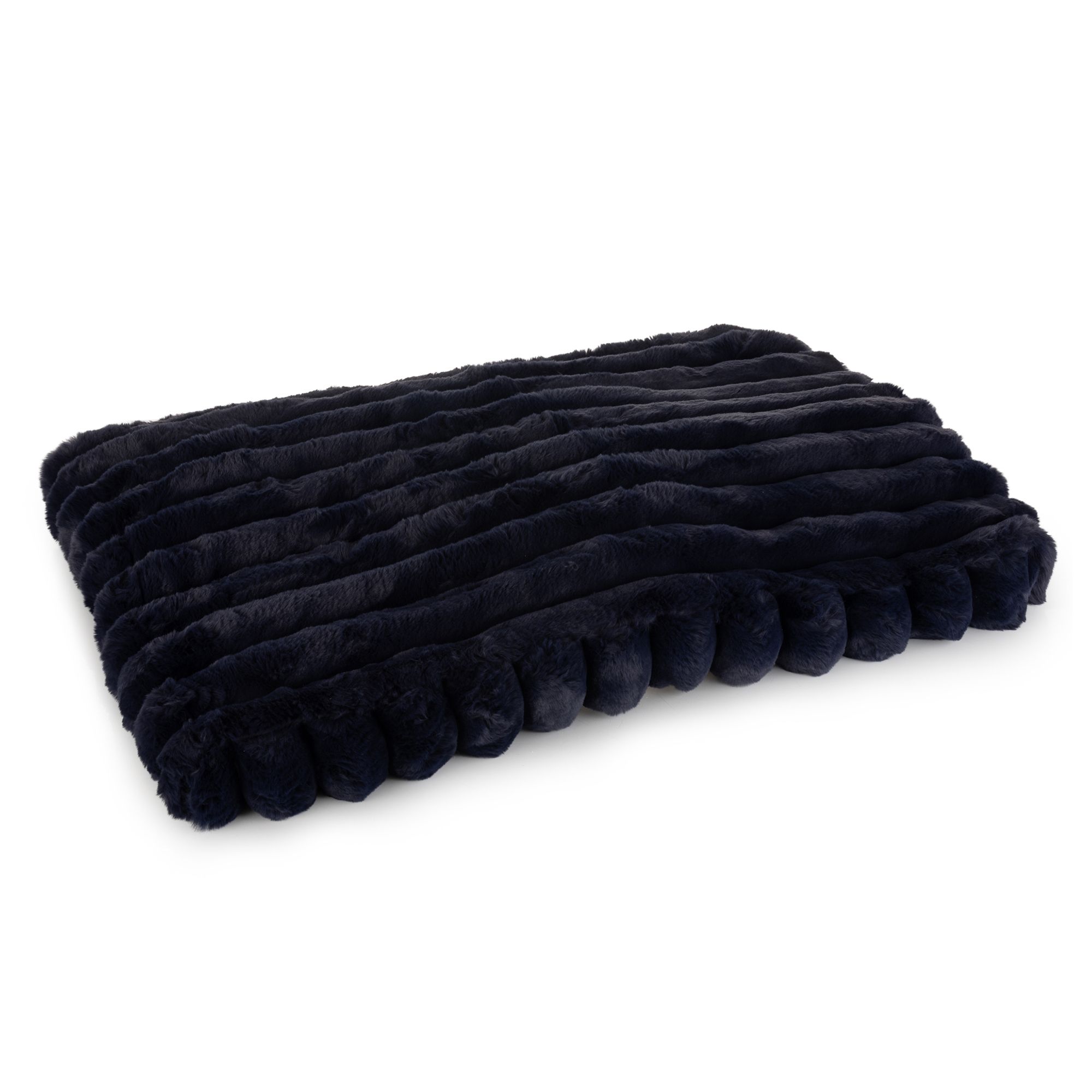 MONT CHALET Hunde-/Katzenbett Lammfellimitat, uni XL-Cord, ultra soft waschbar, 85x59x8cm