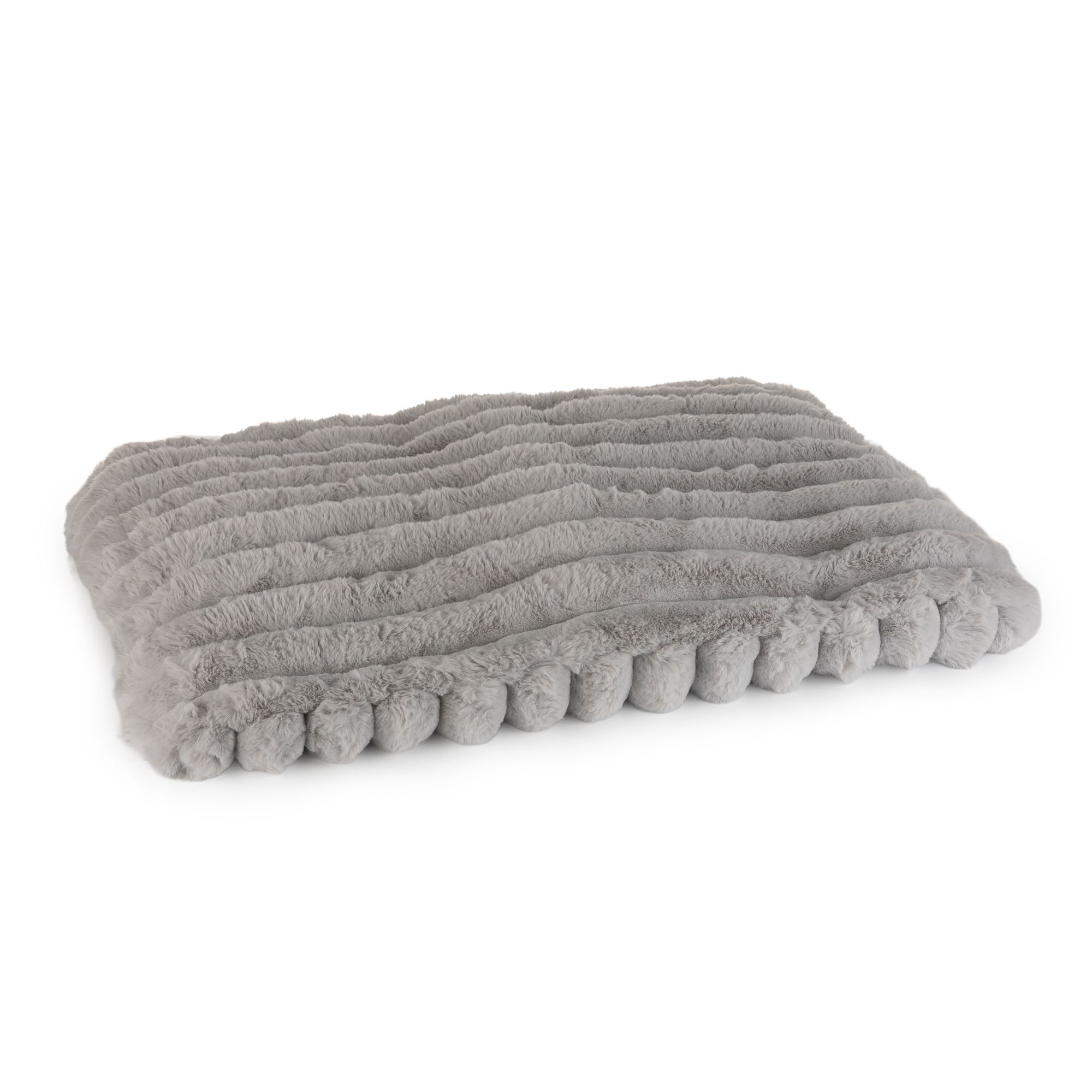 MONT CHALET Hunde-/Katzenbett Lammfellimitat, uni XL-Cord, ultra soft waschbar, 85x59x8cm