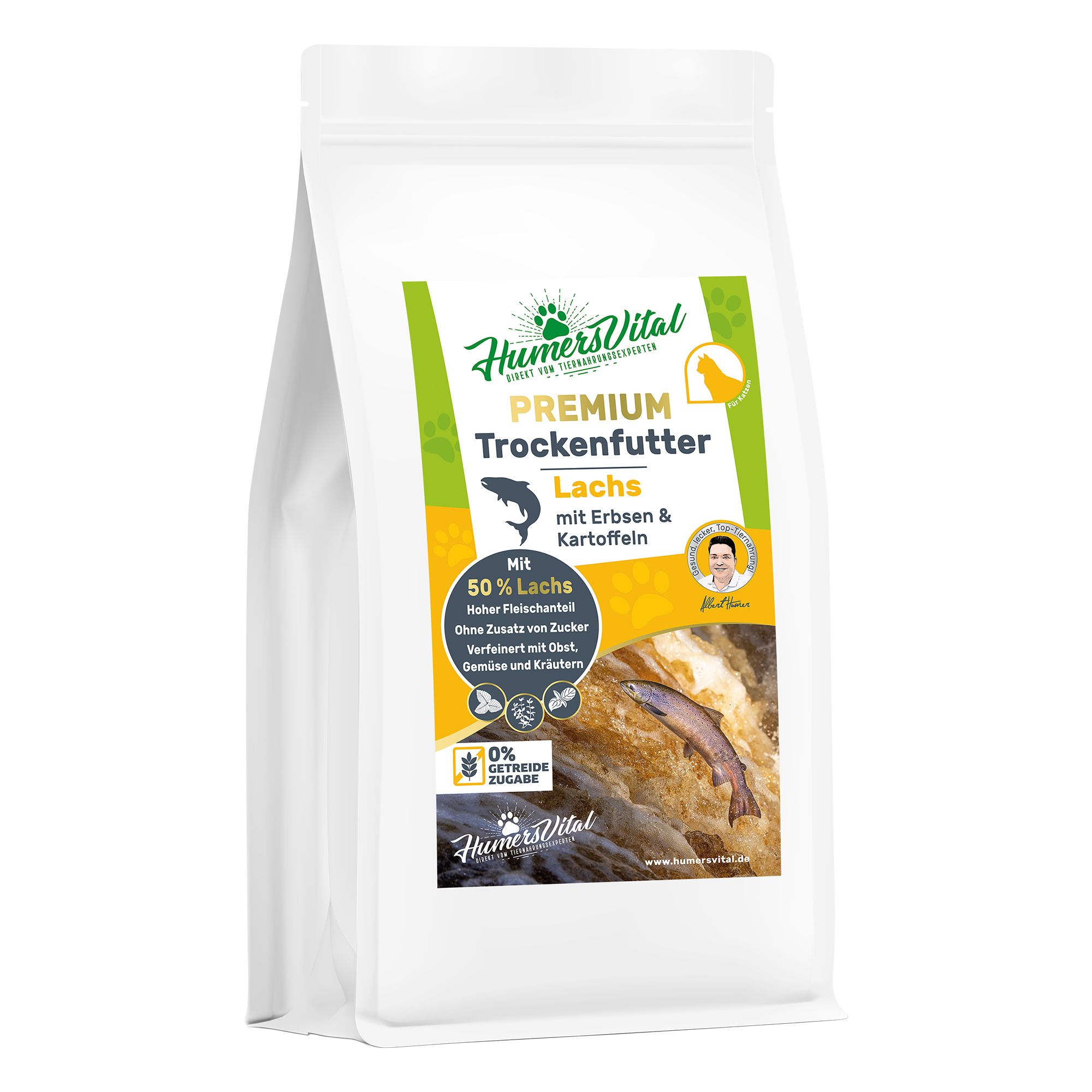HumersVital® Trockenfutter für Katzen ohne Getreide 2kg