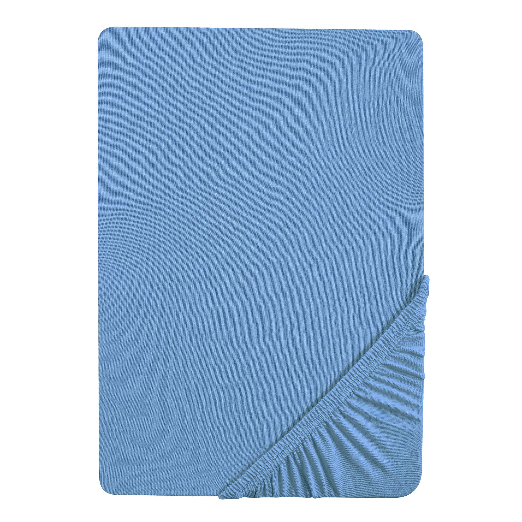 biberna® 1 Spannbettlaken uni Jersey-Elastic Größenauswahl