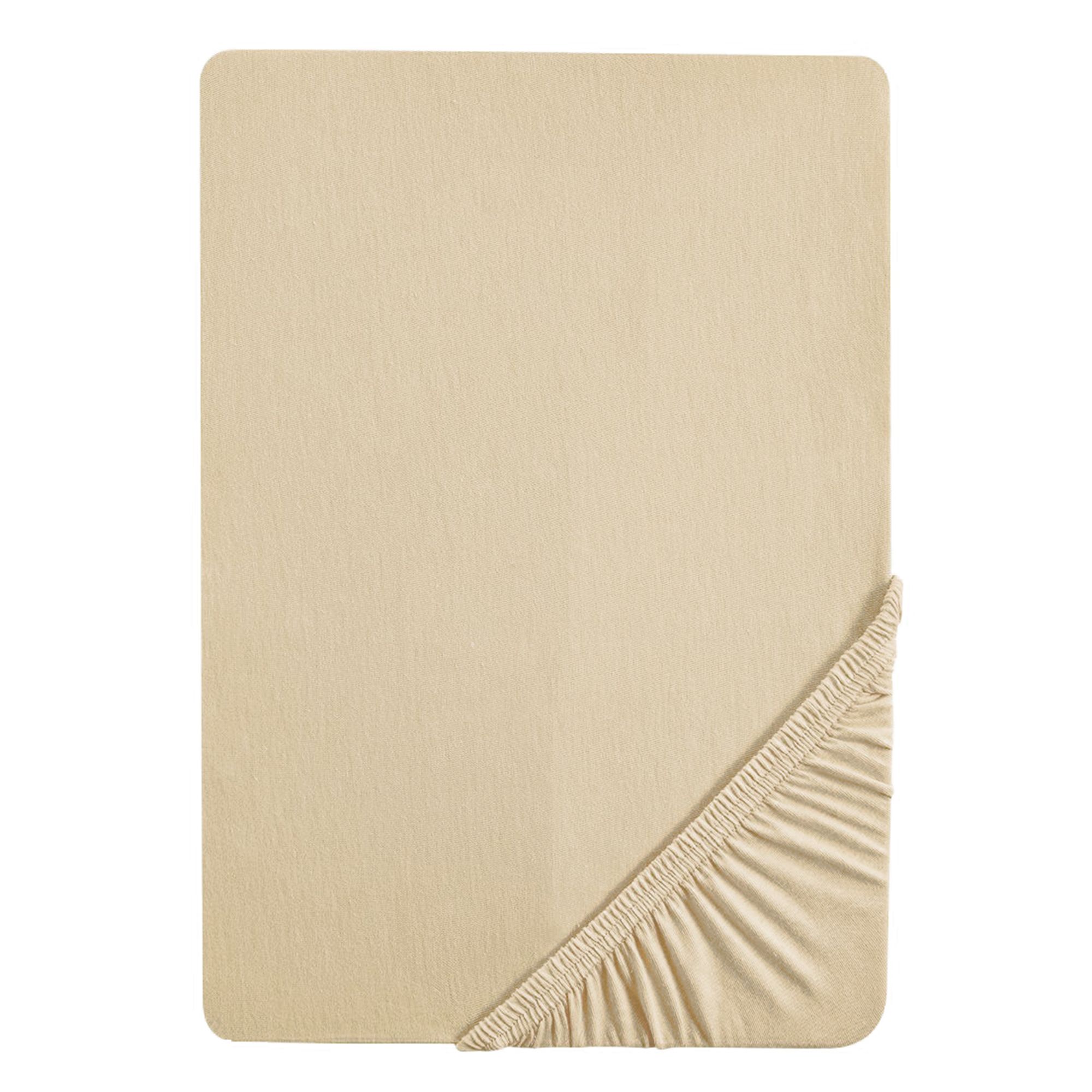 biberna® 1 Spannbettlaken uni Jersey-Elastic Größenauswahl