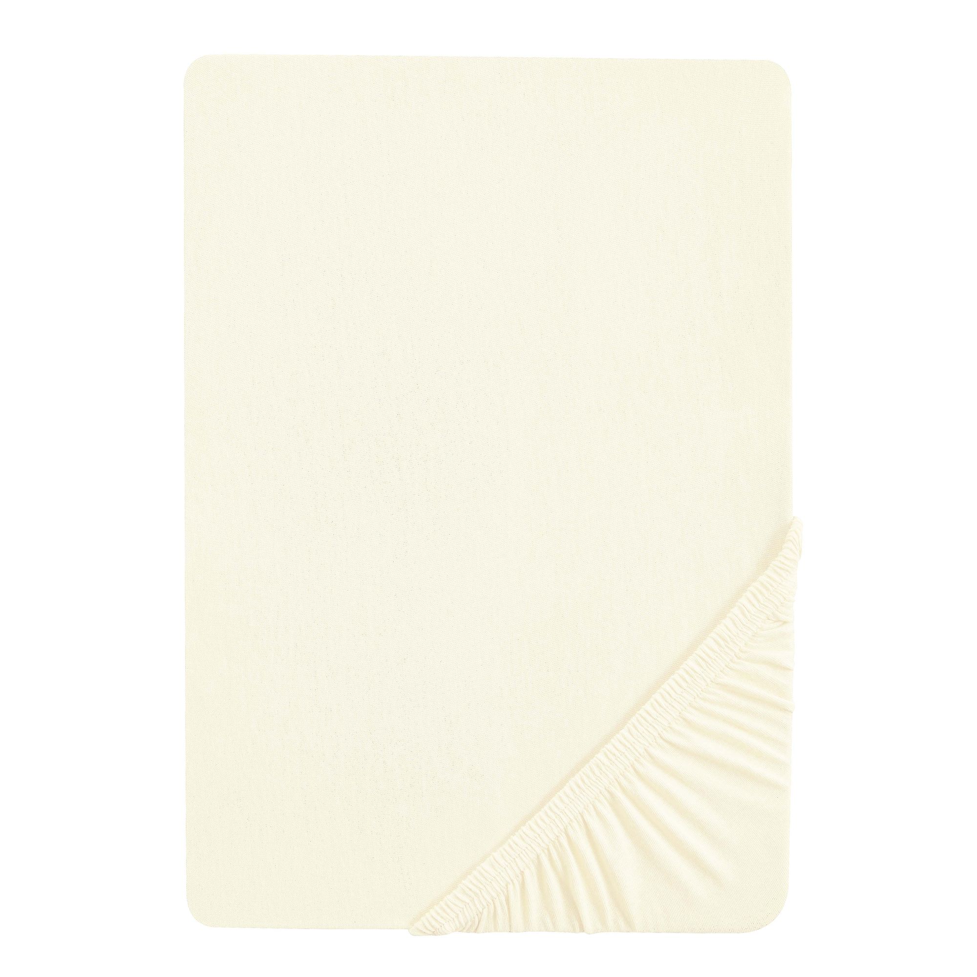 biberna® 1 Spannbettlaken uni Jersey-Elastic Größenauswahl